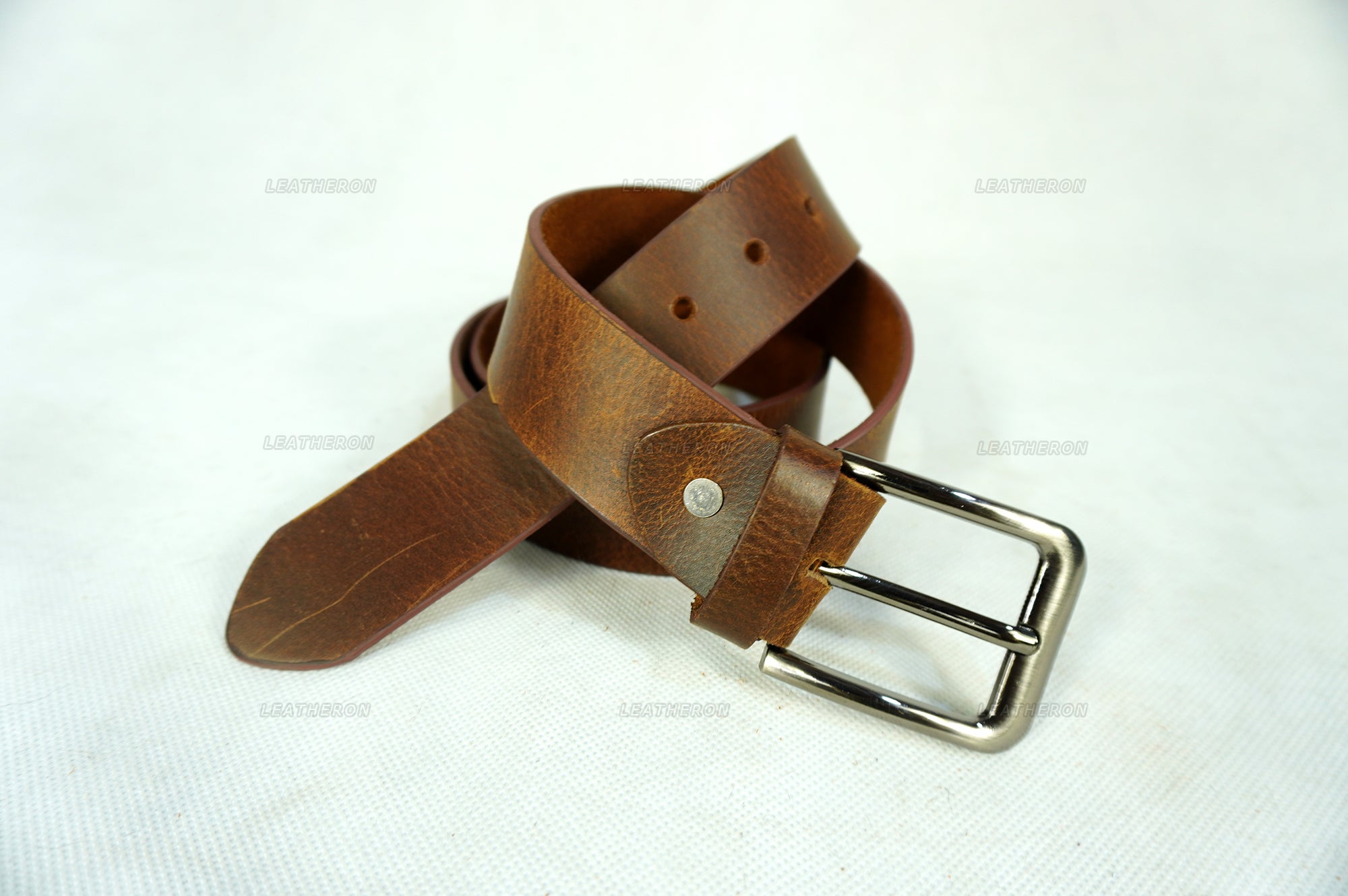 Handcrafted Leather Belt - Real Leather, Premium Materials