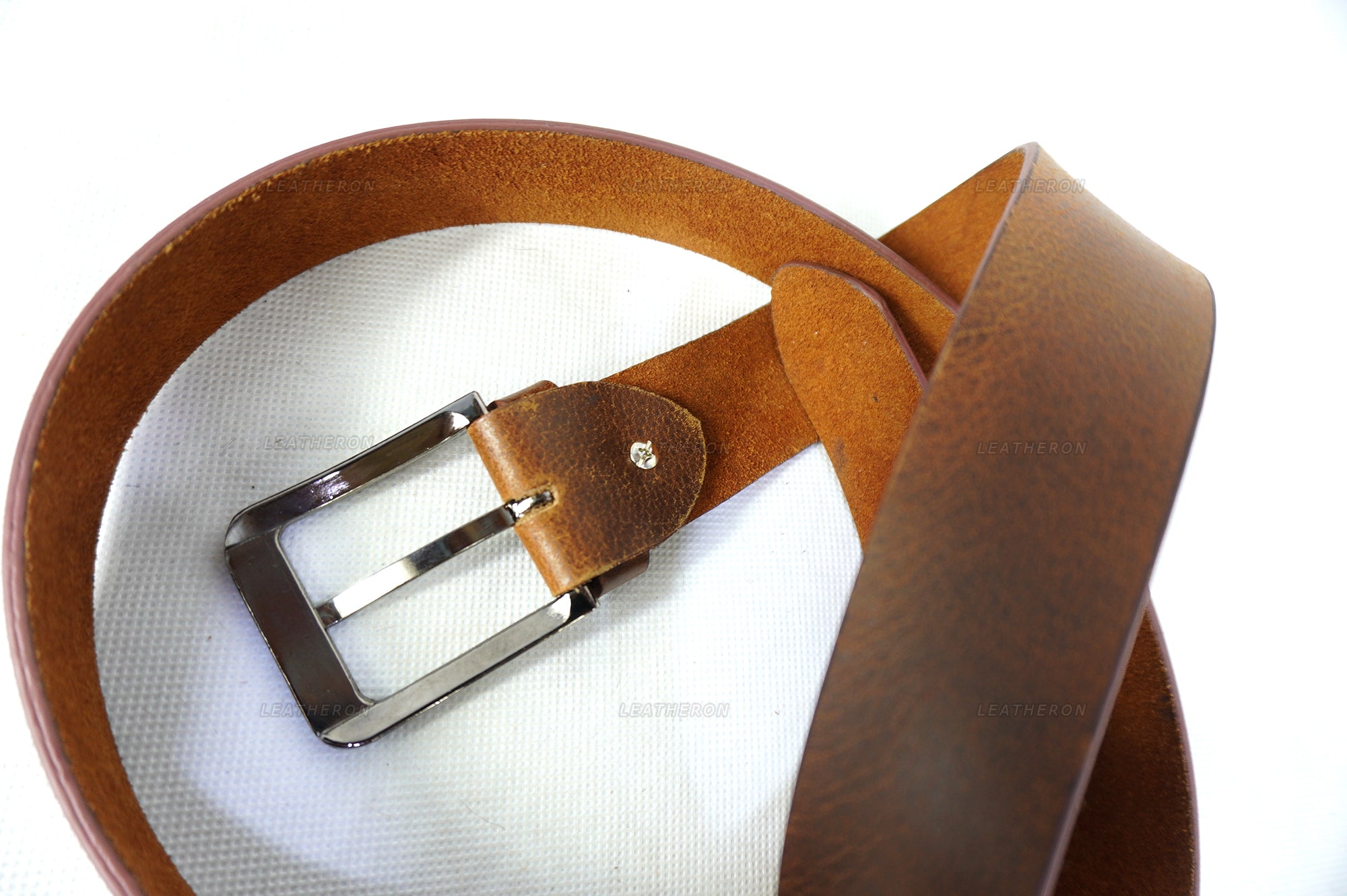 Handcrafted Leather Belt - Real Leather, Premium Materials