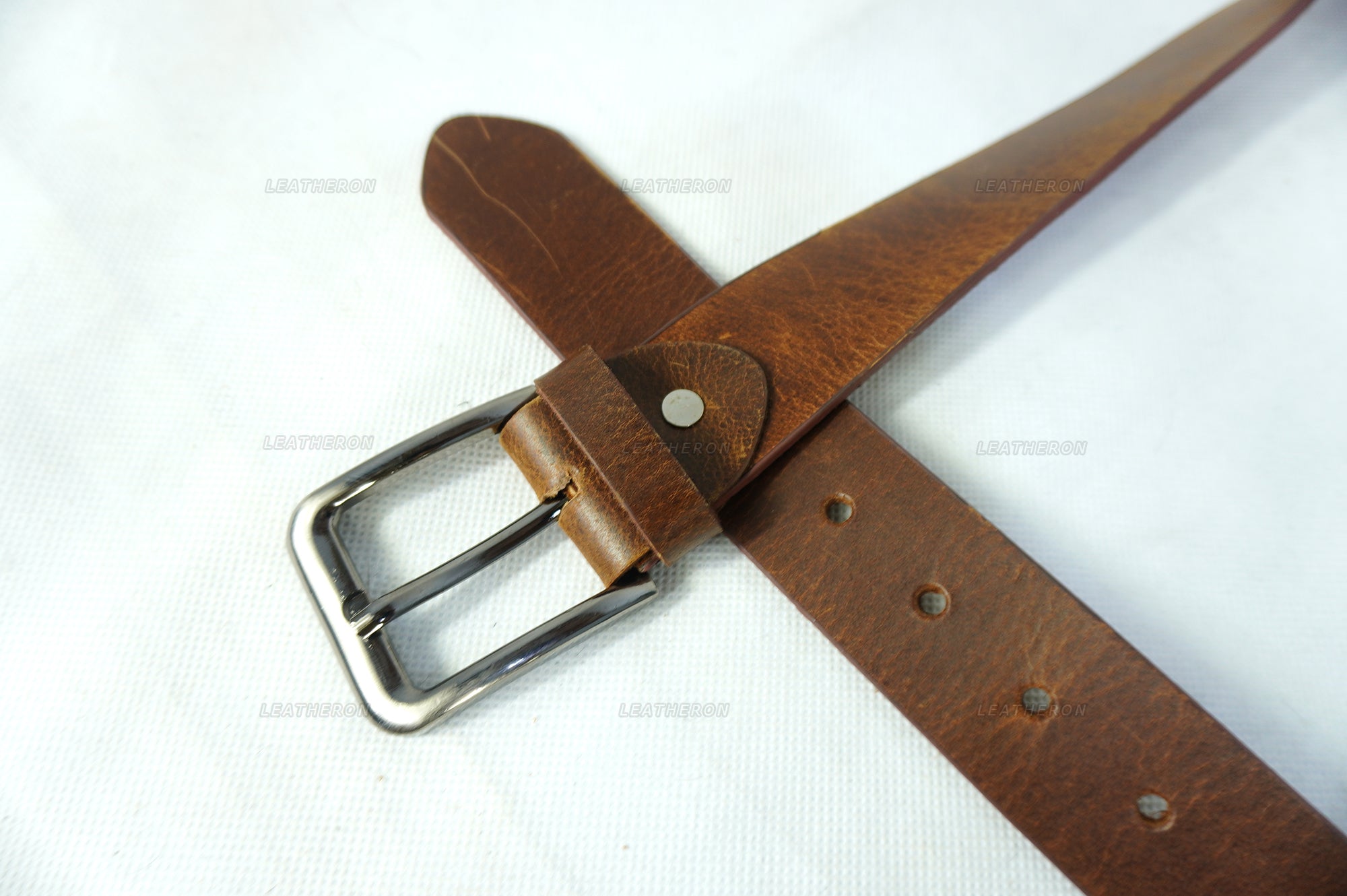 Handcrafted Leather Belt - Real Leather, Premium Materials