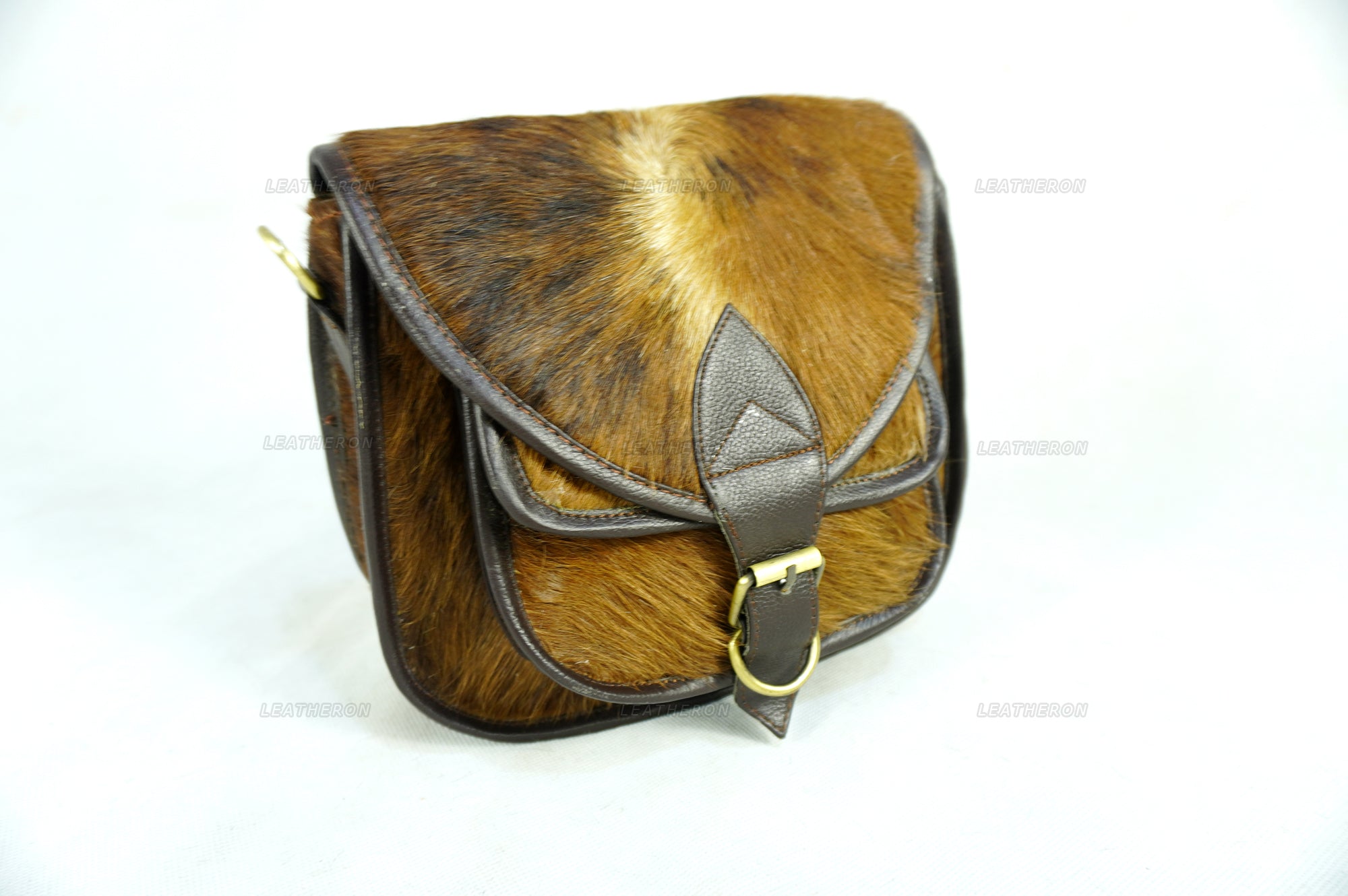 Ladies Real Cowhide Leather Crossbody Purse