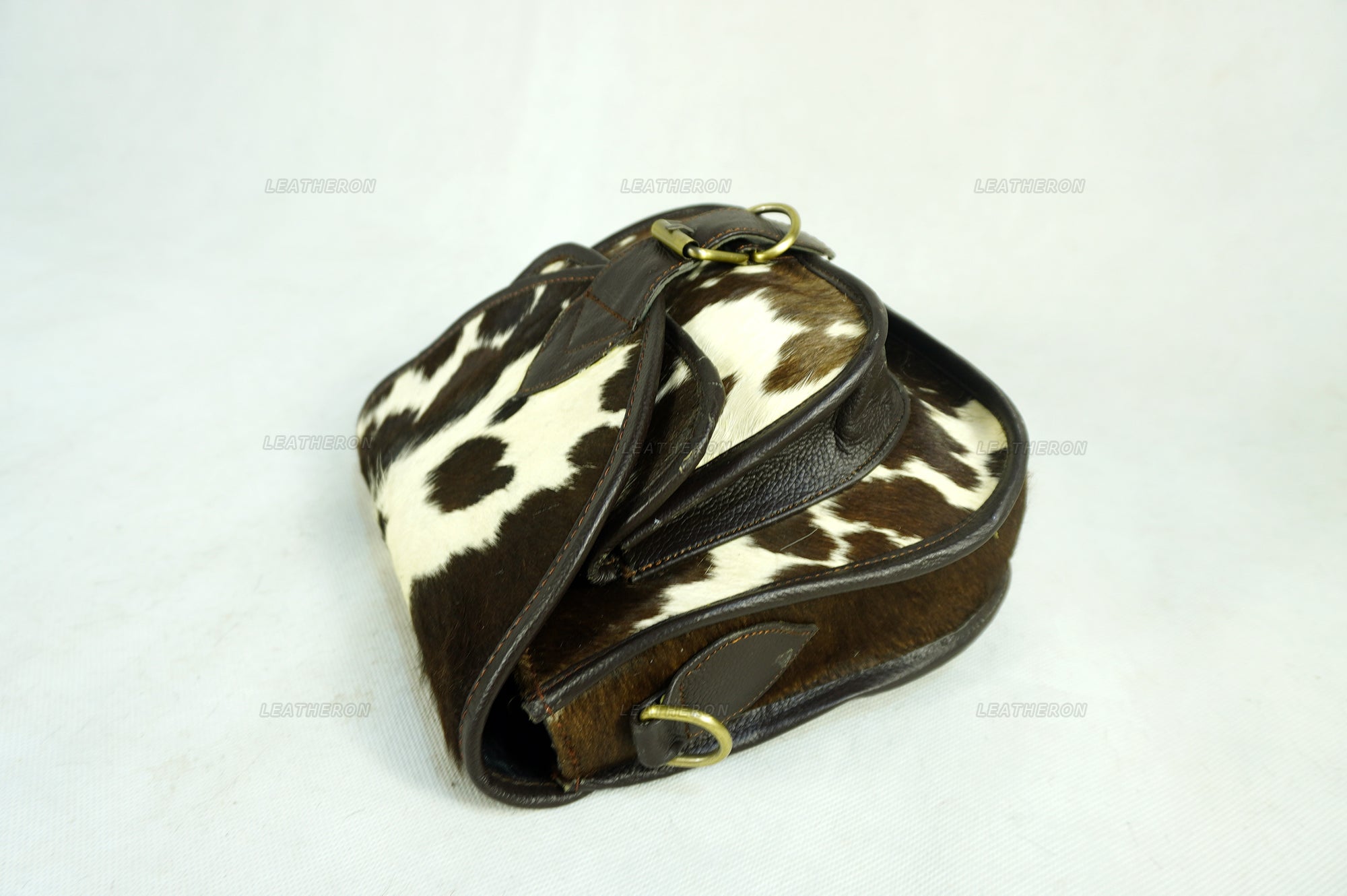 Women's Handmade Real Cowhide Leather Cross Body Bag - Durable and Stylish