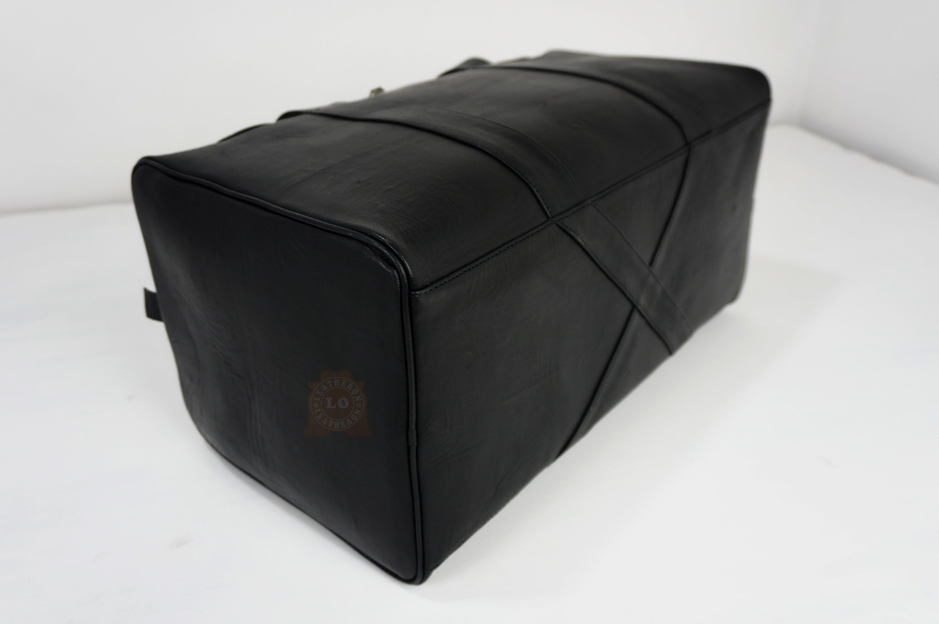 Genuine Leather Handmade Duffel Bag for Travel, Work, or Gym