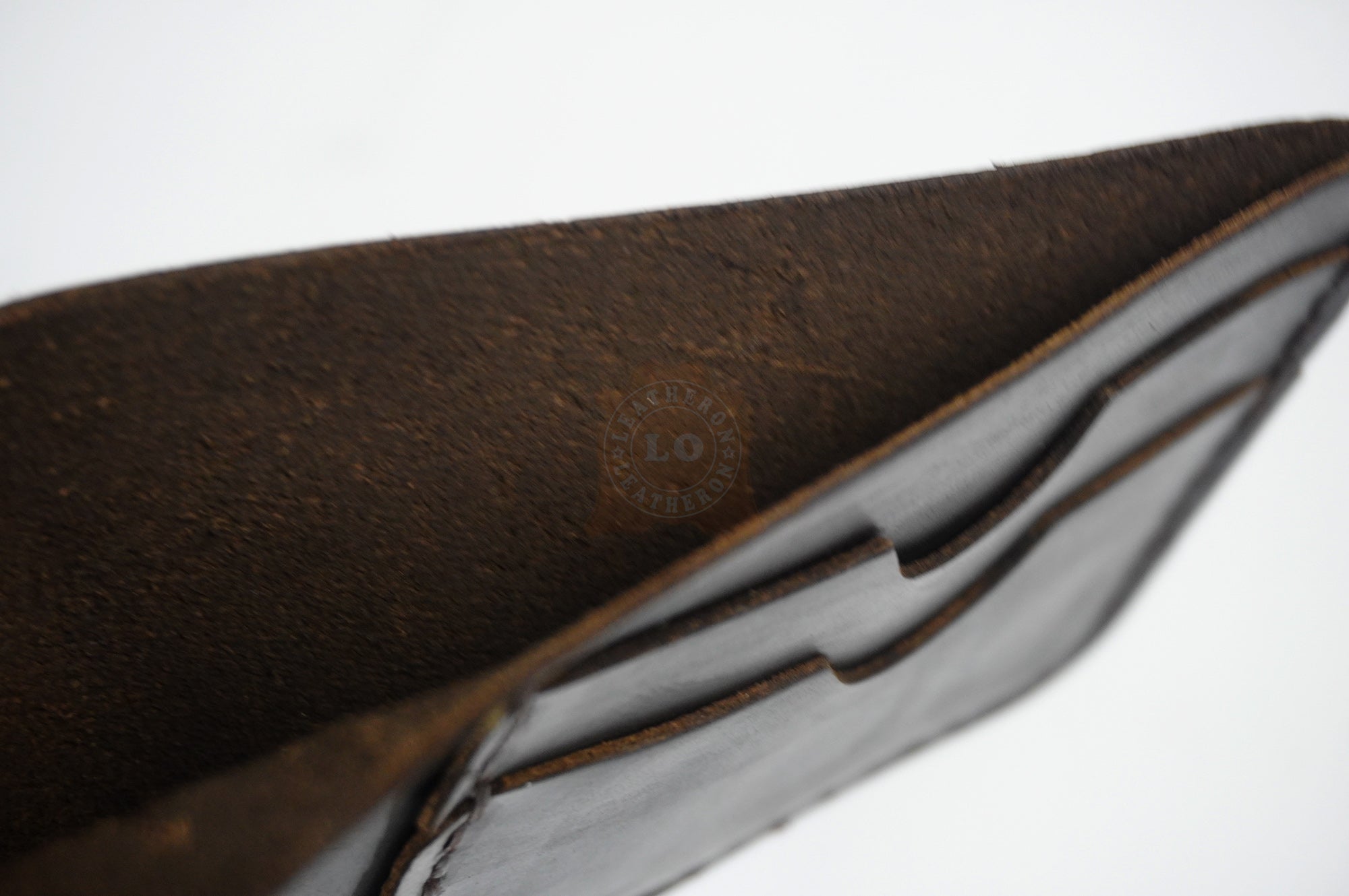 Vintage-Style Leather Bifold Wallet - Handmade with Attention to Detail