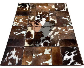 HANDMADE 100% Natural COWHIDE AREA RUG PR546 - CUSTOM ORDER - Size 7ftx10ft