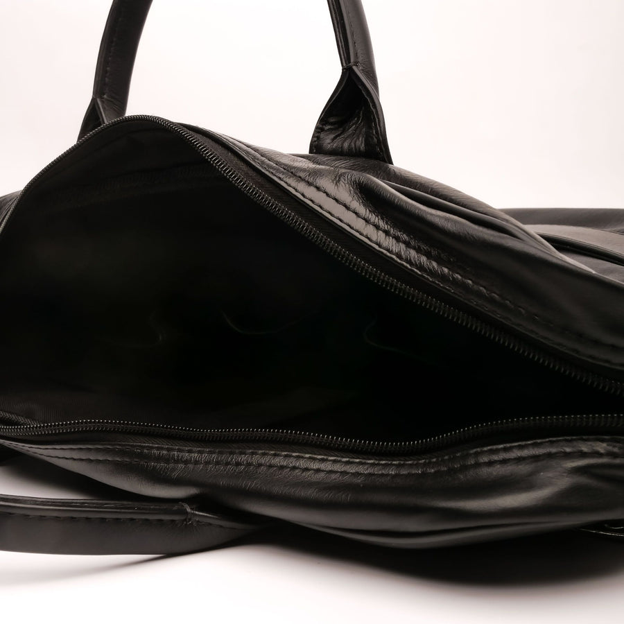 100% Real Leather Laptop Bag | Handmade Office Leather Bag