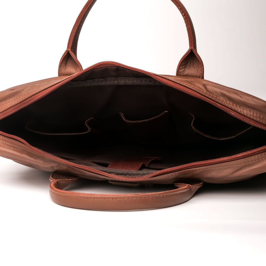 Handmade Laptop/Office Leather Bag | Full Grain Cow Leather Bag