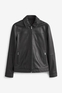 Real Lambskin Leather Jacket  | Handmade 90's Style Rider Leather Jacket | Genuine Sheepskin Black Leather Jacket |
