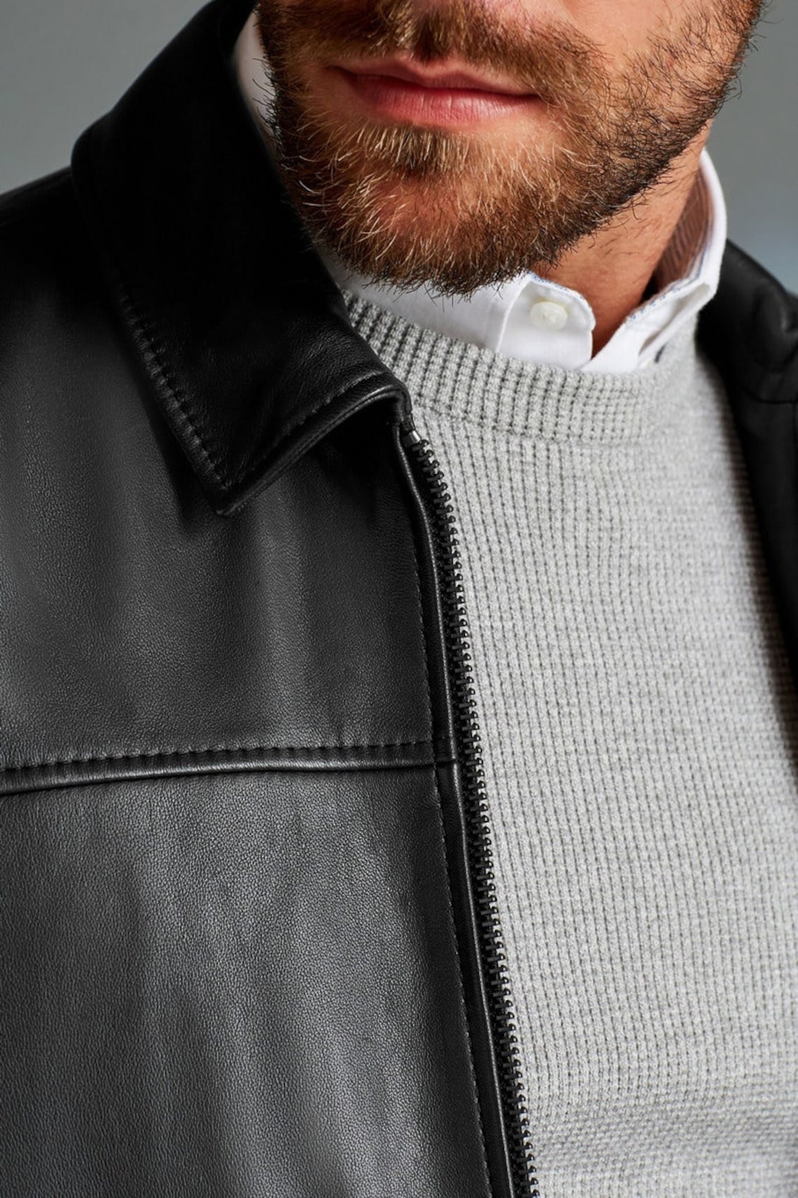 Real Lambskin Leather Jacket  | Handmade 90's Style Rider Leather Jacket | Genuine Sheepskin Black Leather Jacket |