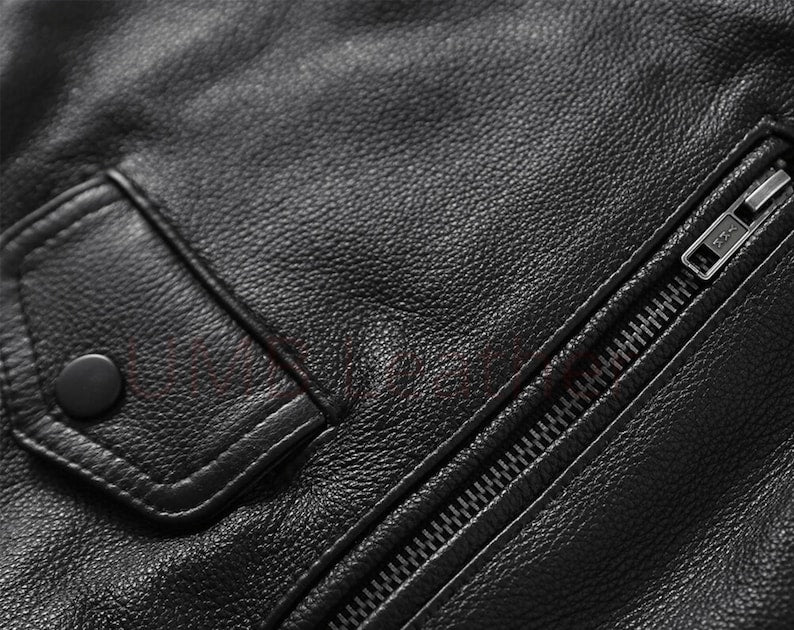 Real Cowhide Leather Vest | Handmade Leather Vest for Men | Genuine Cow Skin Biker Vest