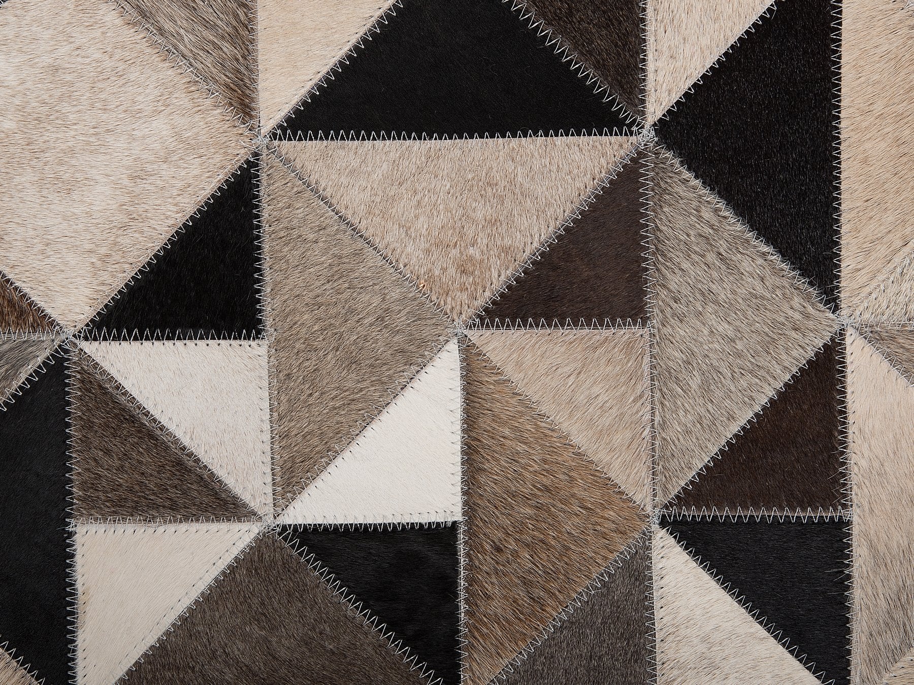 HANDMADE 100% Natural COWHIDE RUG | Patchwork Cowhide Area Rug | Hair on Leather Cowhide Carpet | PR165