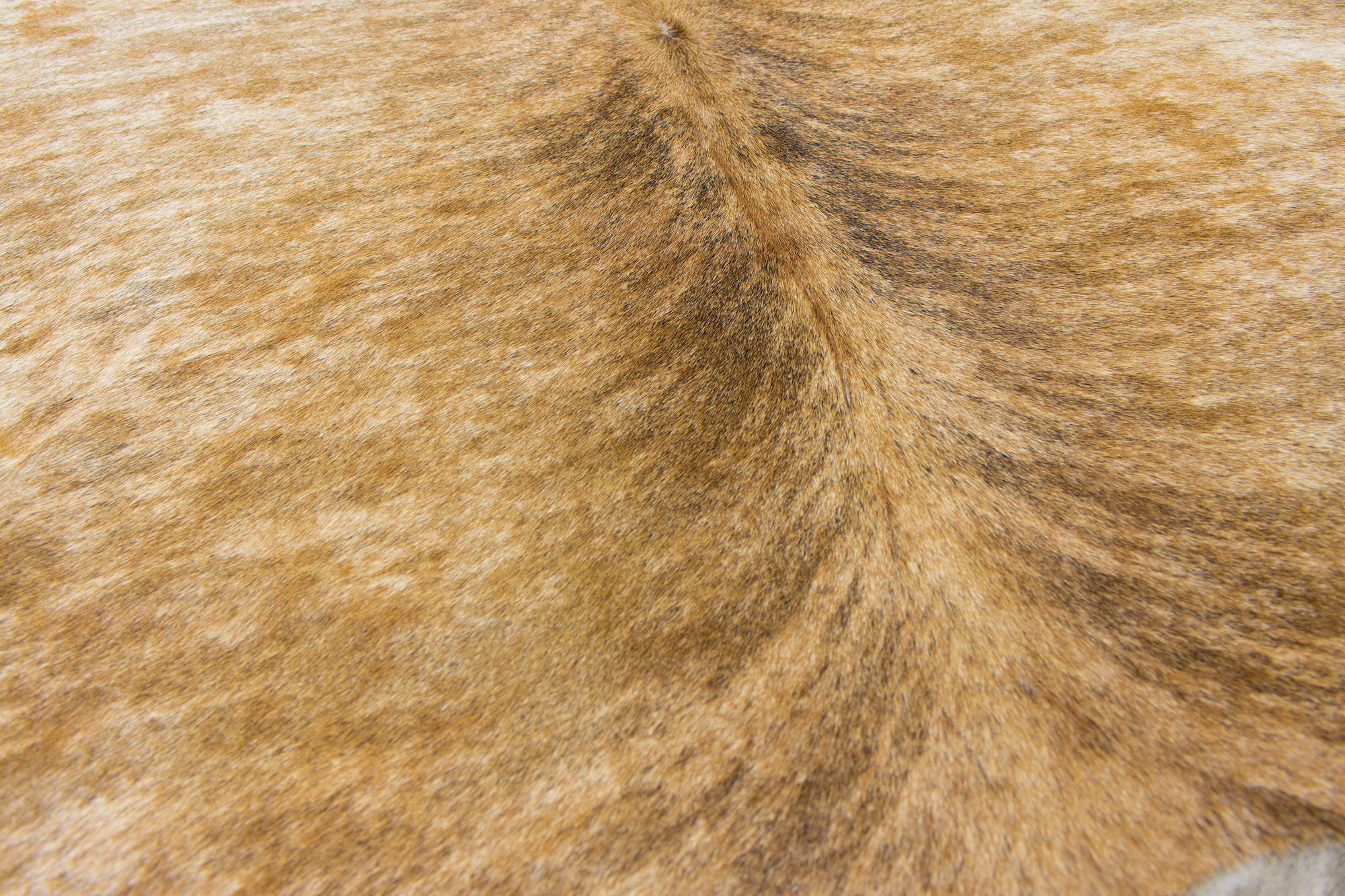 XLarge ( 6.8 x 5.9 ft ) BRAZILLIAN BRINDLE Cowhide Rug Hair-on Leather Area Rug - Exact as Photo