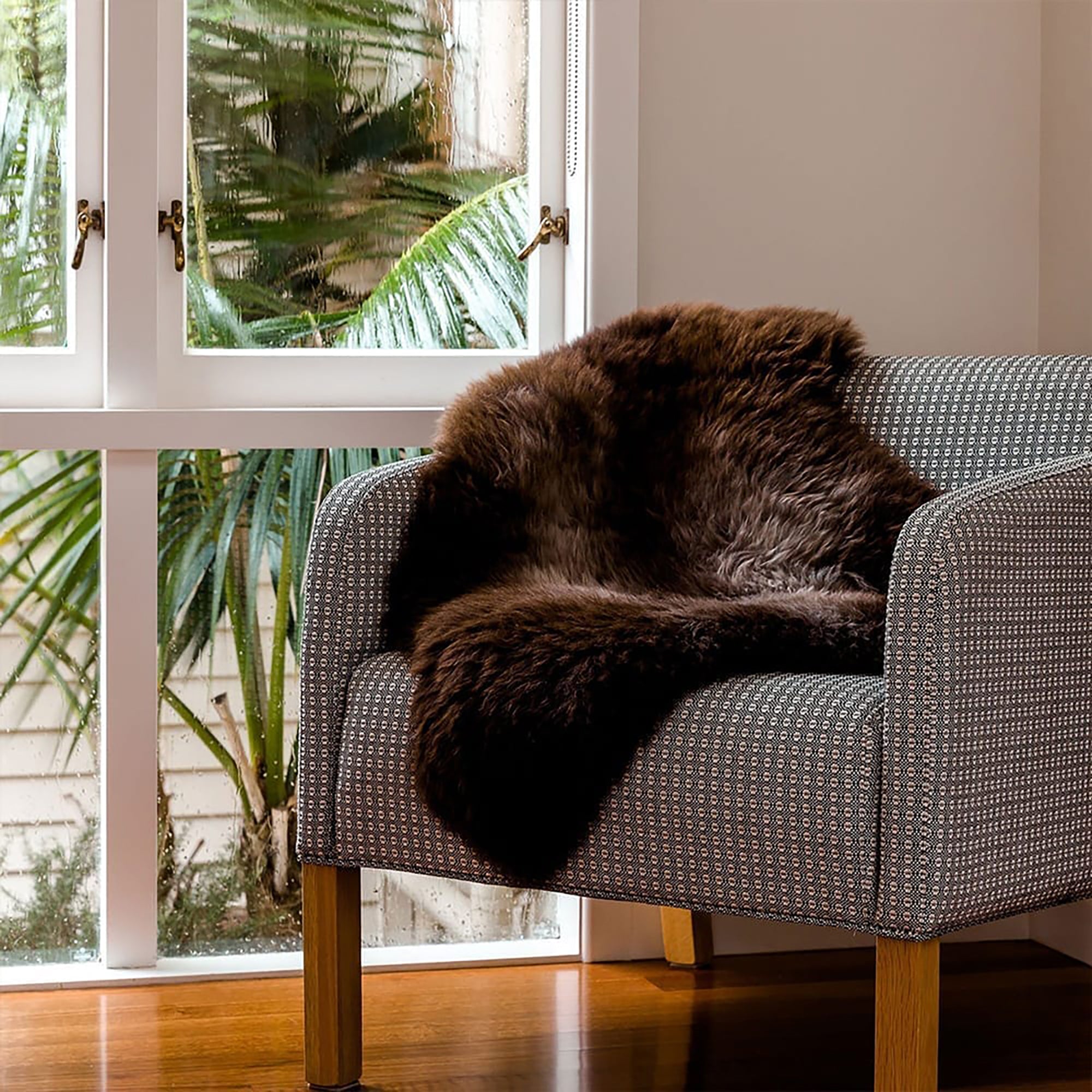 Genuine Australian  SHEEPSKIN Area Rug ( 3 x 2 ft. approx. ) 100% Natural Real Sheepskin Fur Area Rug