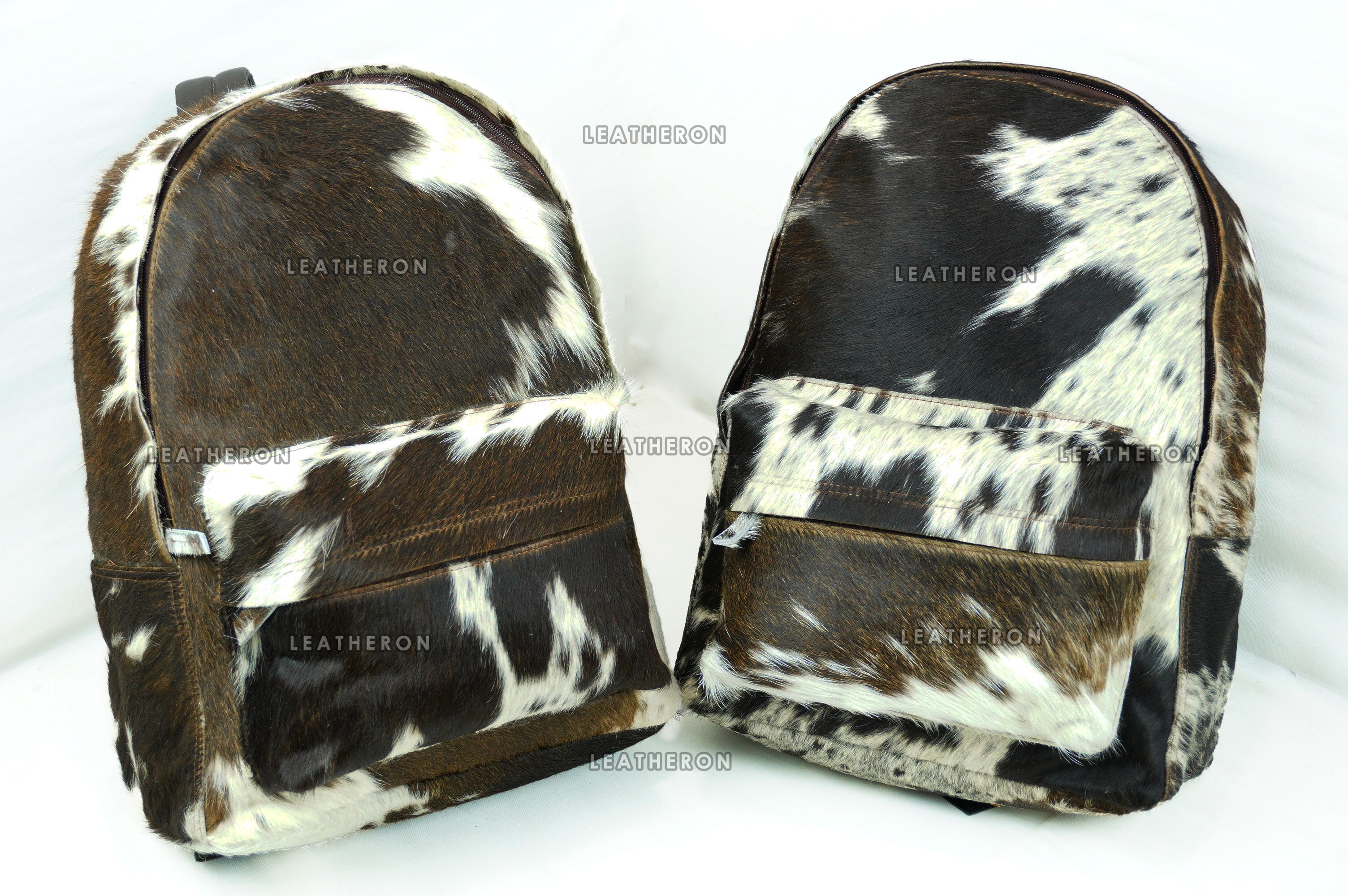 Natural Cowhide Backpack Bag | 100% Hair On Cowhide Leather Backpack Bag | Handmade Real Cow skin Backpack Bag