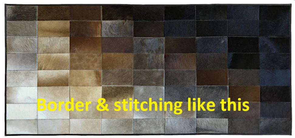 Custom Order:  8.5 ft X 13 ft Patchwork Rug