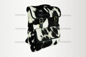 Cowhide Backpack | 100% Real Hair On Cowhide Leather Backpack | Cowhide Diaper Bag | Cowhide School Bag | Handmade Cowhide Backpack | BP101