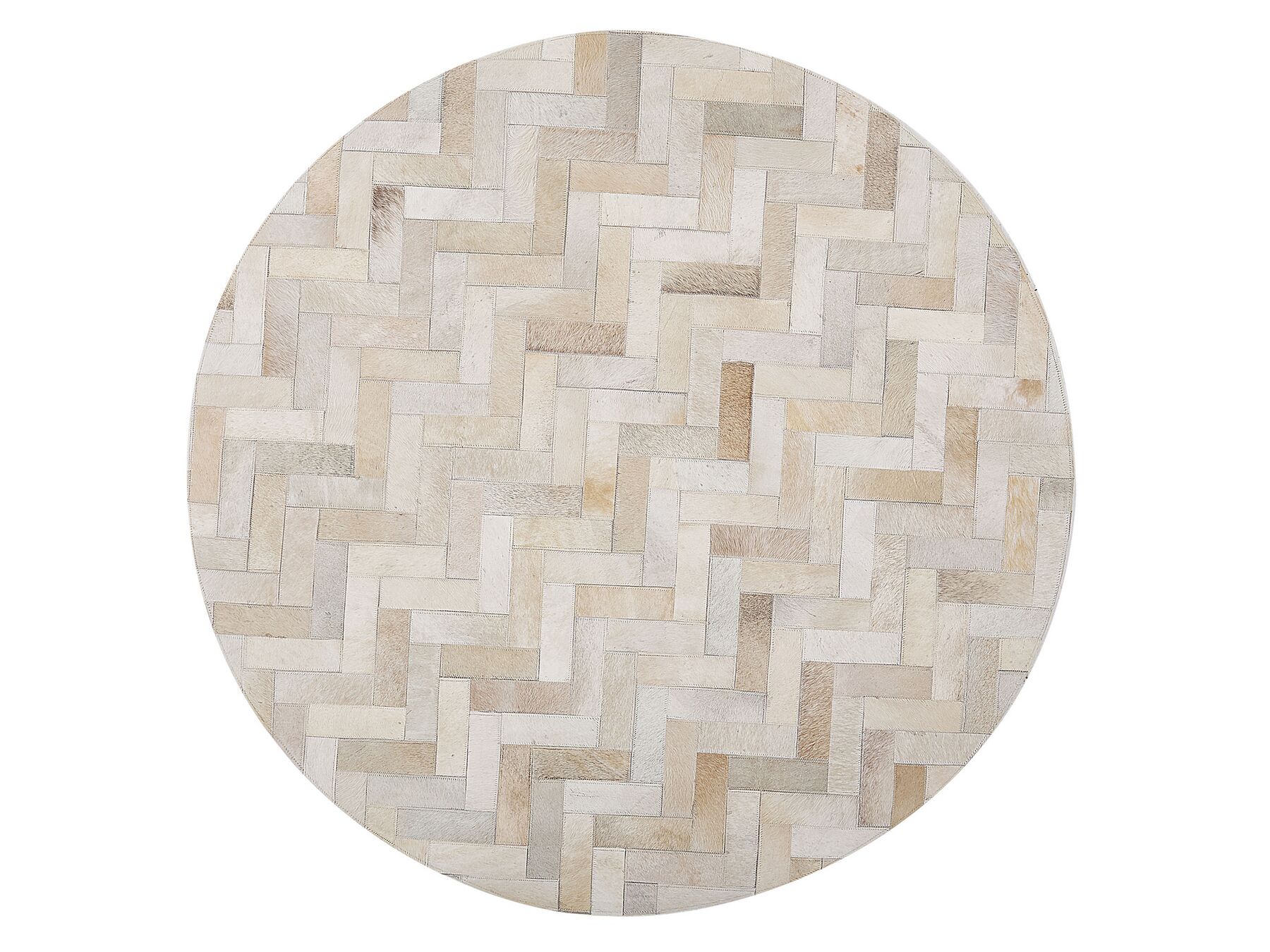 HANDMADE 100% Natural Patchwork Cowhide Area Rug | Hair on Leather Cowhide Carpet | PR79