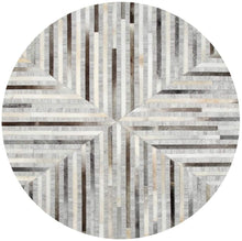 Load image into Gallery viewer, HANDMADE 100% Natural COWHIDE RUG | Patchwork Cowhide Area Rug | Hair on Leather Cowhide Carpet | PR120
