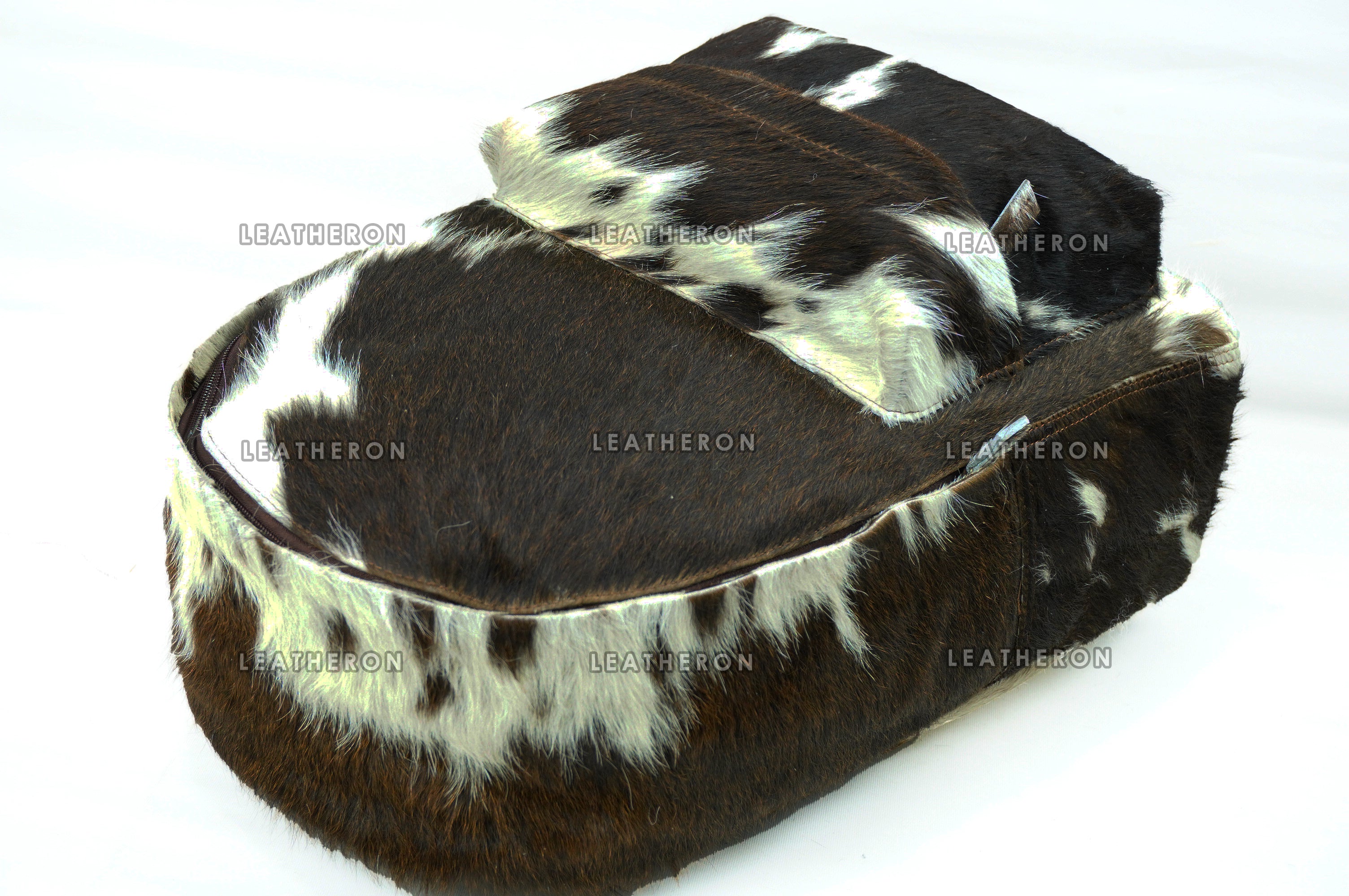 Natural Cowhide Backpack Bag | 100% Hair On Cowhide Leather Backpack Bag | Handmade Real Cow skin Backpack Bag