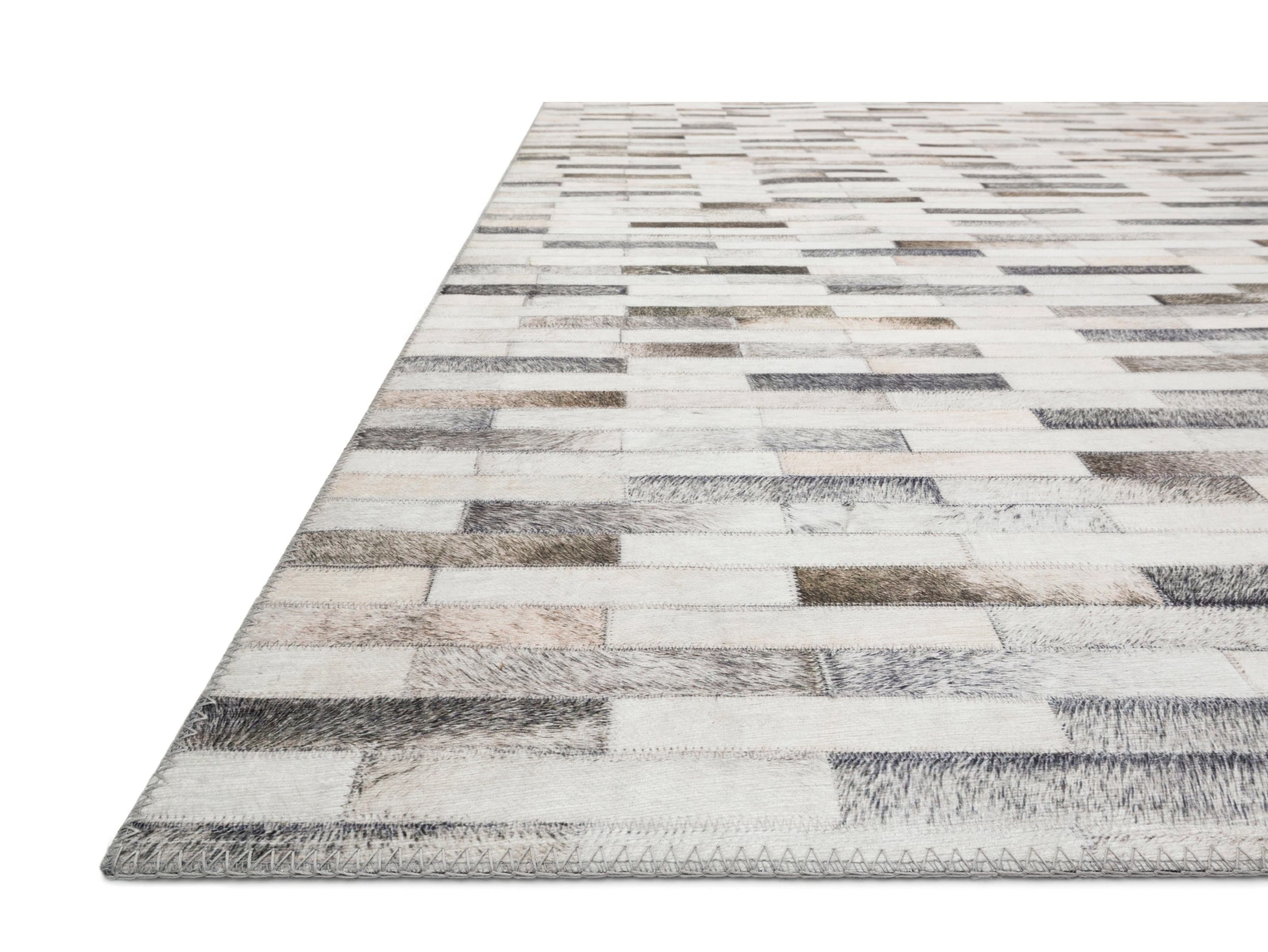 HANDMADE 100% Natural COWHIDE RUG | Patchwork Cowhide Area Rug | Real Cowhide Hallway Runner | Hair on Leather Cowhide Carpet | PR55