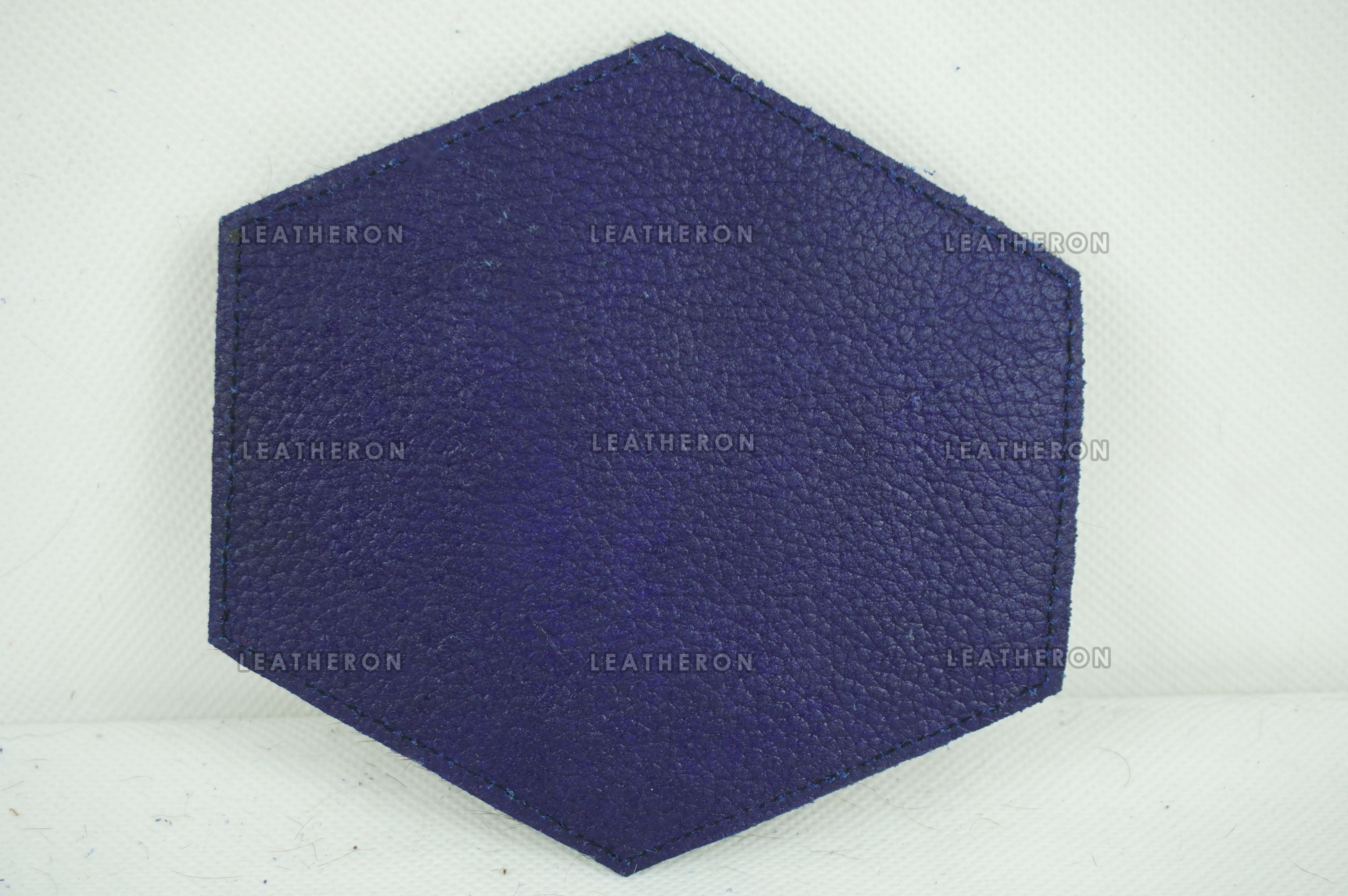 Cowhide Tea Coasters | Real Hair-on-Leather Tea Coasters | Hexagon Shape Multi Color Tea Coasters