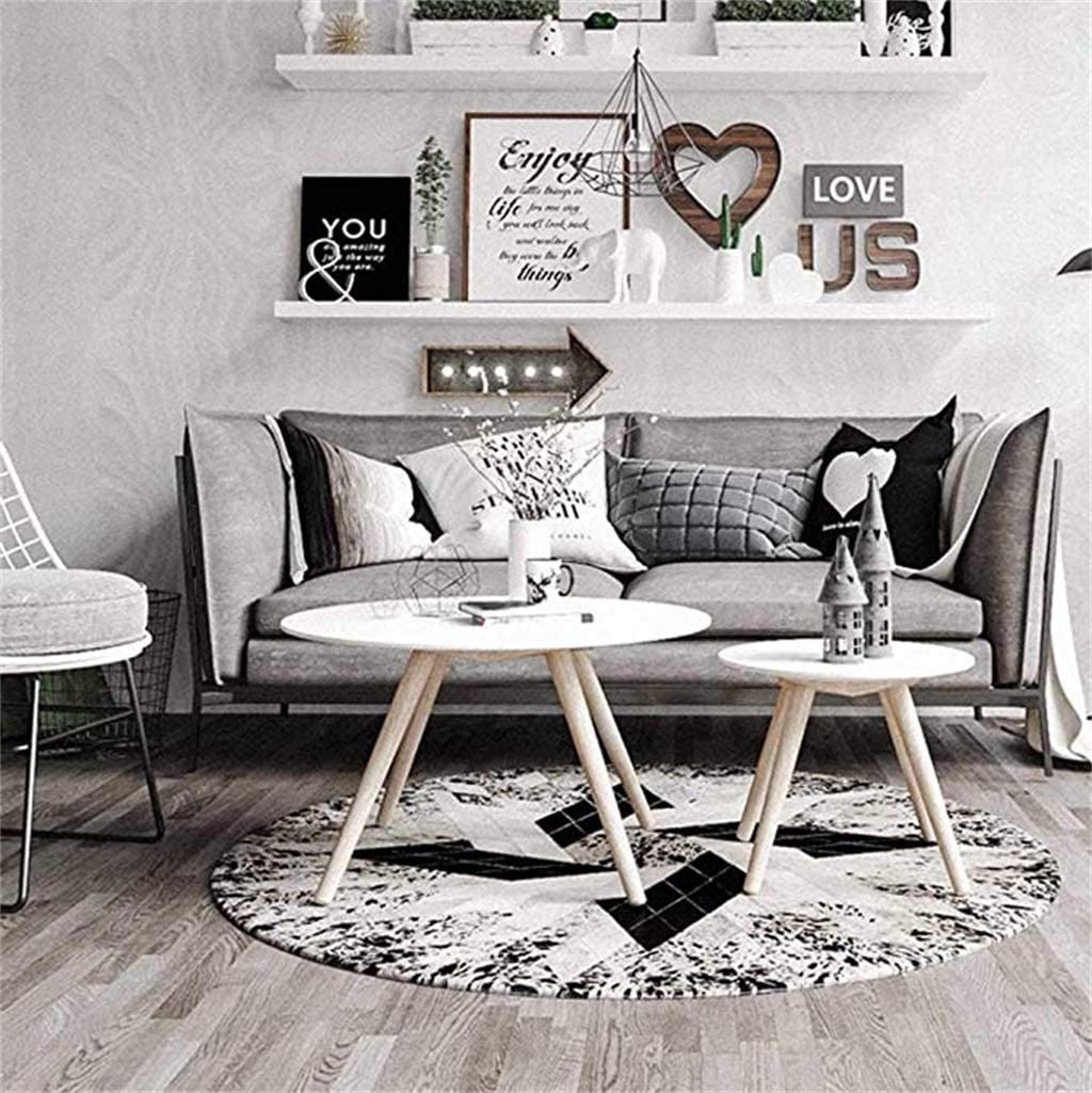 HANDMADE 100% Natural COWHIDE RUG | Patchwork Cowhide Area Rug | Hair on Leather Cowhide Carpet | PR88