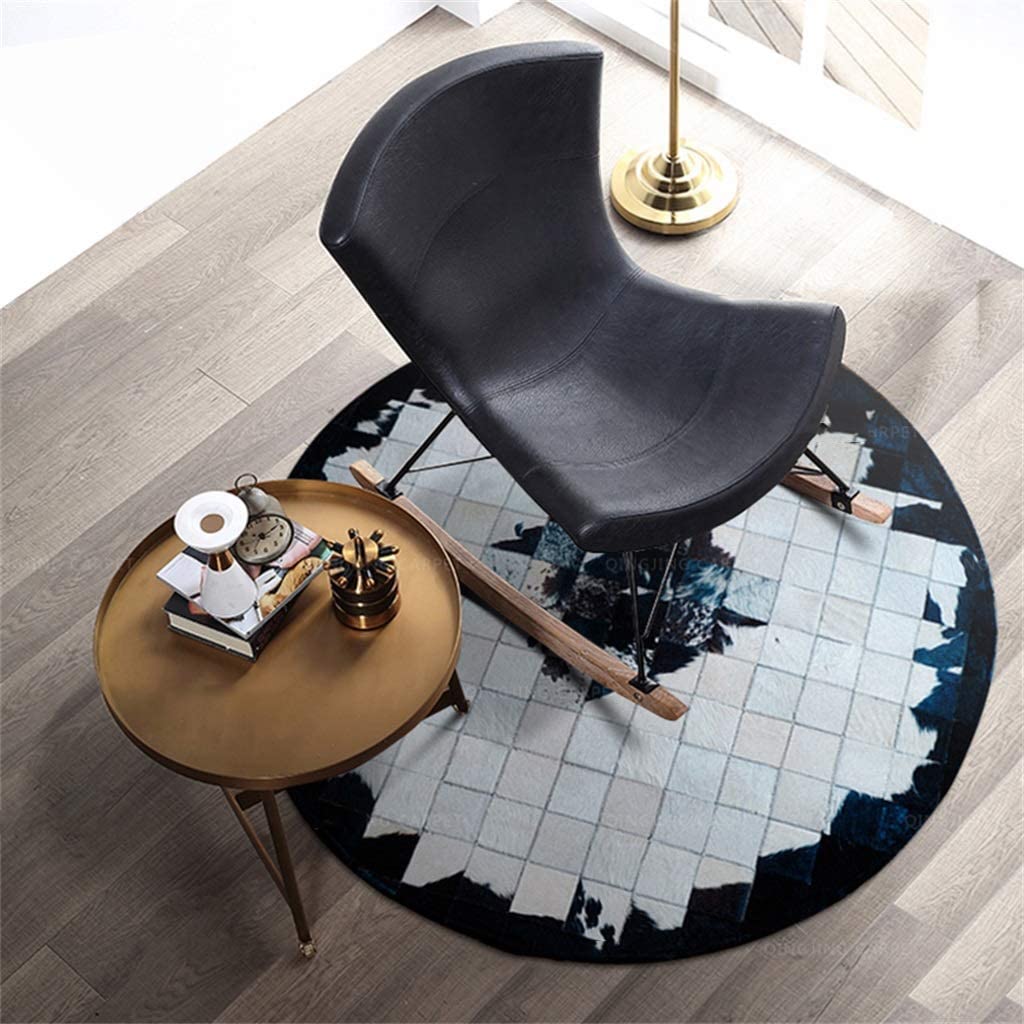 HANDMADE 100% Natural COWHIDE RUG | Patchwork Cowhide Area Rug | Hair on Leather Cowhide Carpet | PR164