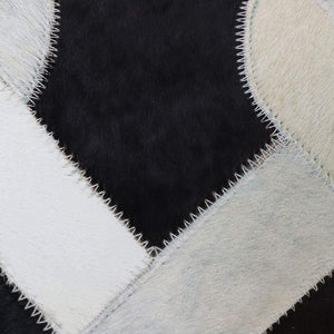 HANDMADE 100% Natural COWHIDE RUG | Patchwork Cowhide Area Rug | Hair on Leather Cowhide Carpet | PR161