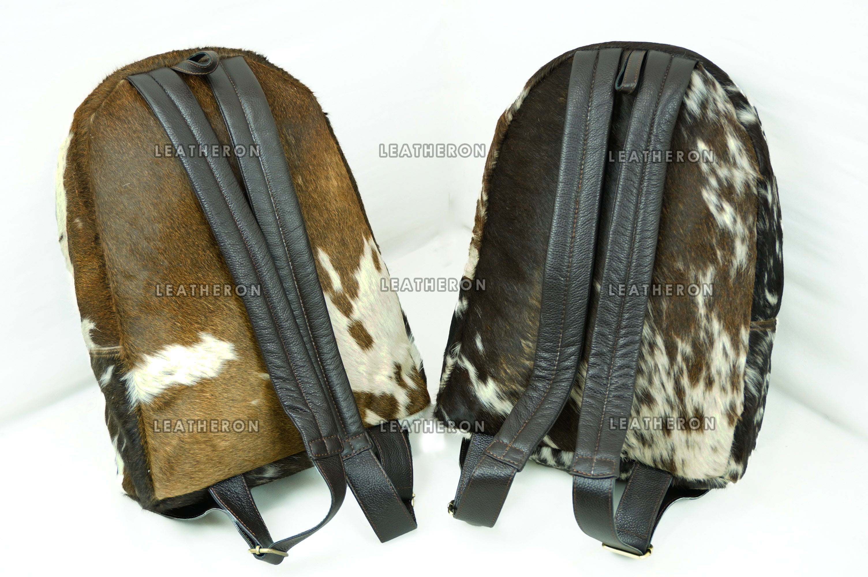 Natural Cowhide Backpack Bag | 100% Hair On Cowhide Leather Backpack Bag | Handmade Real Cow skin Backpack Bag
