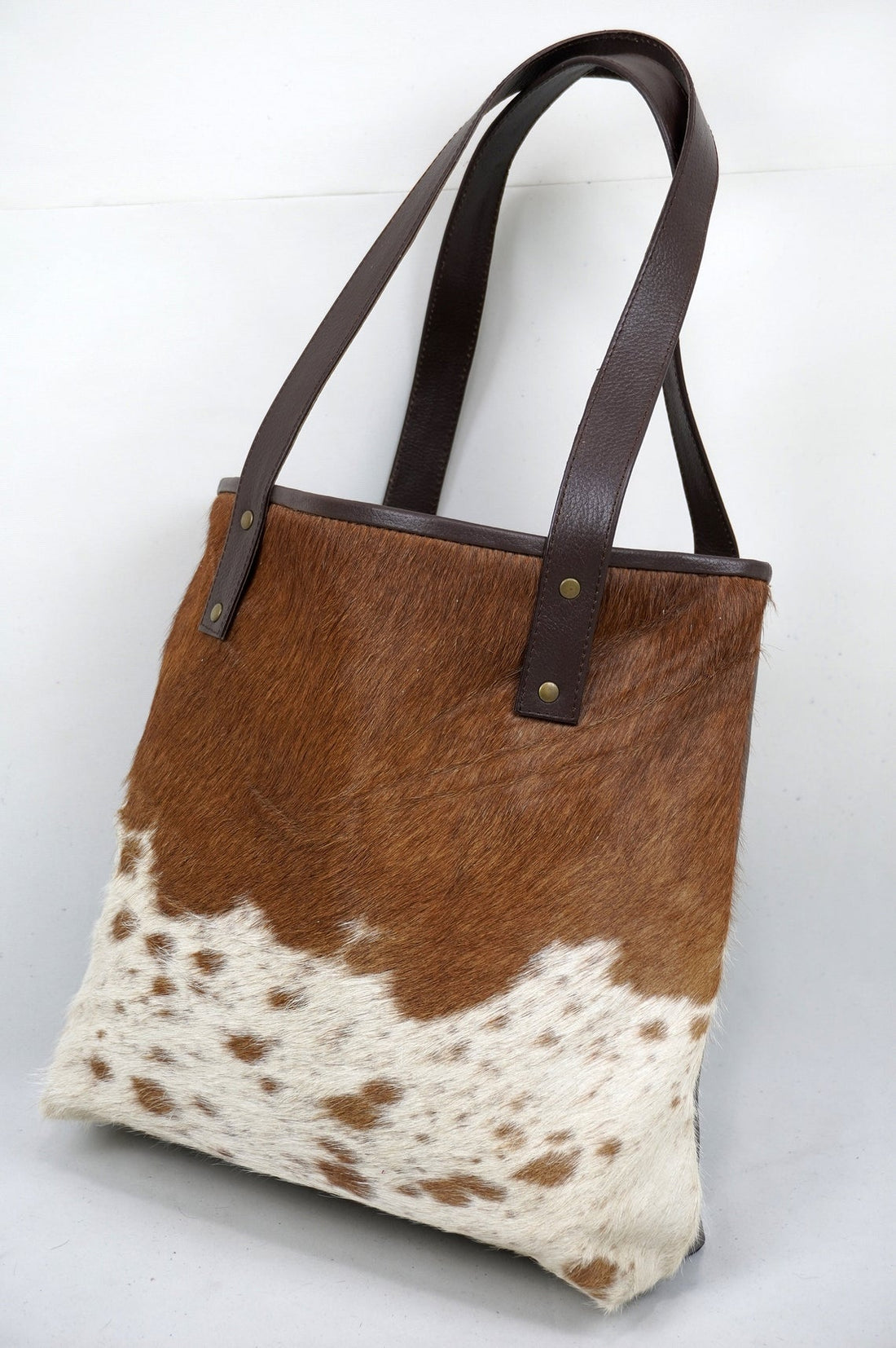 Natural Cowhide Tote Bags | Hair On Leather Cow Hide Handbags | Shoulder Bags | TB103