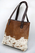 Load image into Gallery viewer, Natural Cowhide Tote Bags | Hair On Leather Cow Hide Handbags | Shoulder Bags | TB103
