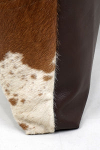 Natural Cowhide Tote Bags | Hair On Leather Cow Hide Handbags | Shoulder Bags | TB103