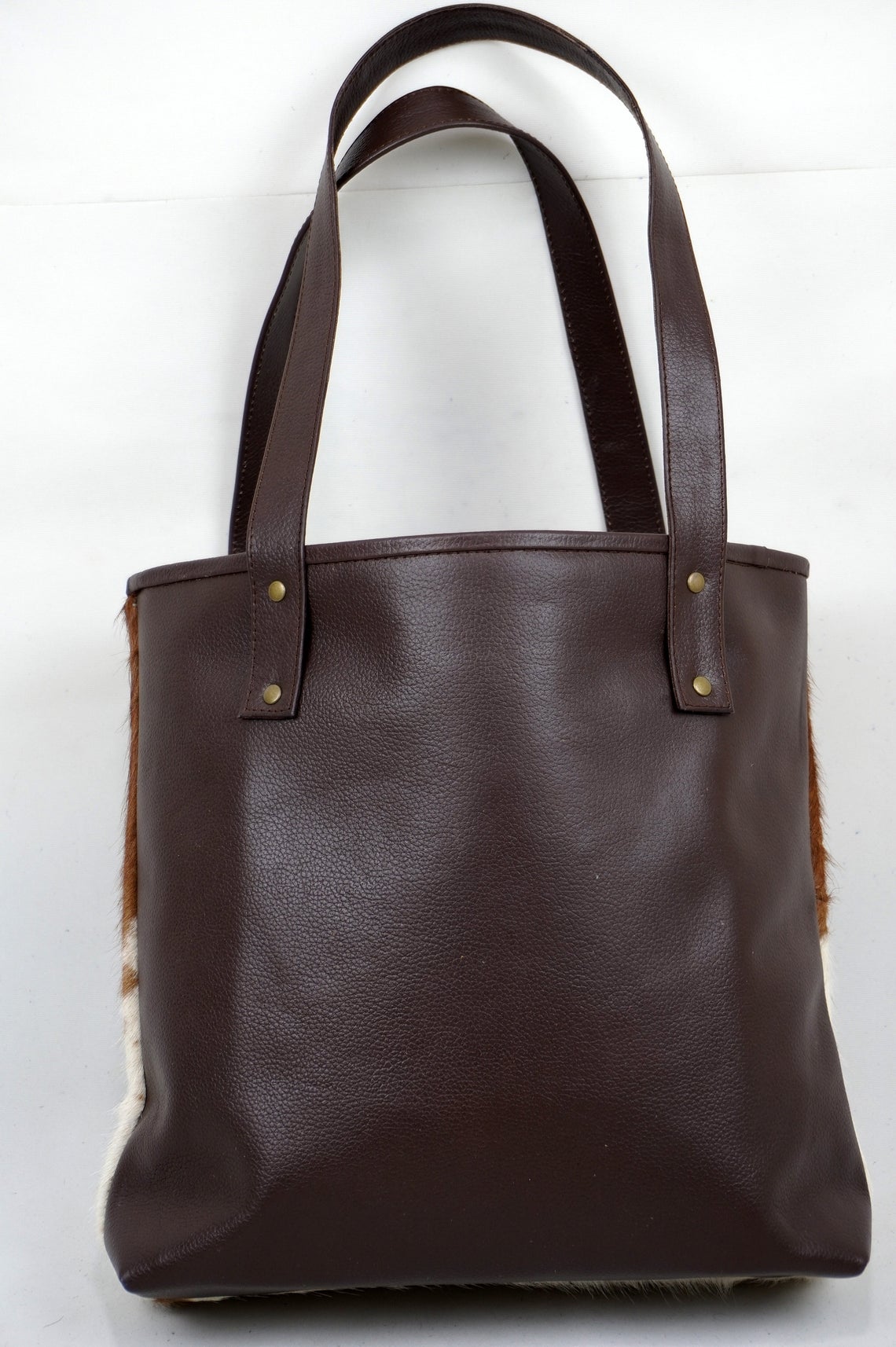 Natural Cowhide Tote Bags | Hair On Leather Cow Hide Handbags | Shoulder Bags | TB103