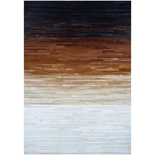 Load image into Gallery viewer, HANDMADE 100% Natural COWHIDE RUG | Patchwork Cowhide Area Rug | Real Cowhide Hallway Runner | Hair on Leather Cowhide Carpet | PR37
