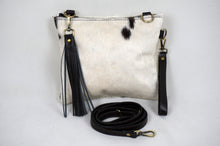 Load image into Gallery viewer, Cowhide Crossbody Bag - Cowhide Fur Purse - Zipper and Tassel Cowhide Clutch (WB01)
