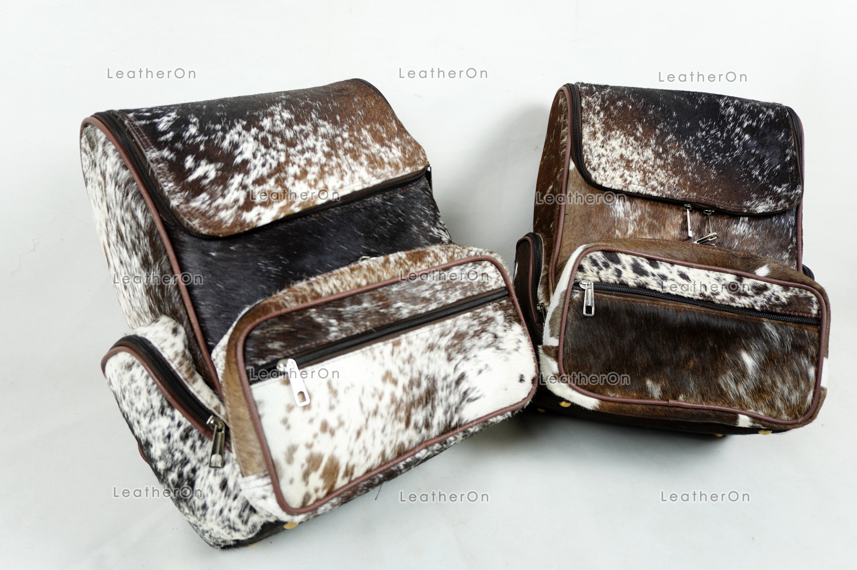 Natural Cowhide Backpack Bag | 100% Real Hair On Cowhide Leather Backpack Bag | Cowhide Shoulder Bag | Hair on Leather Backpack | BP21