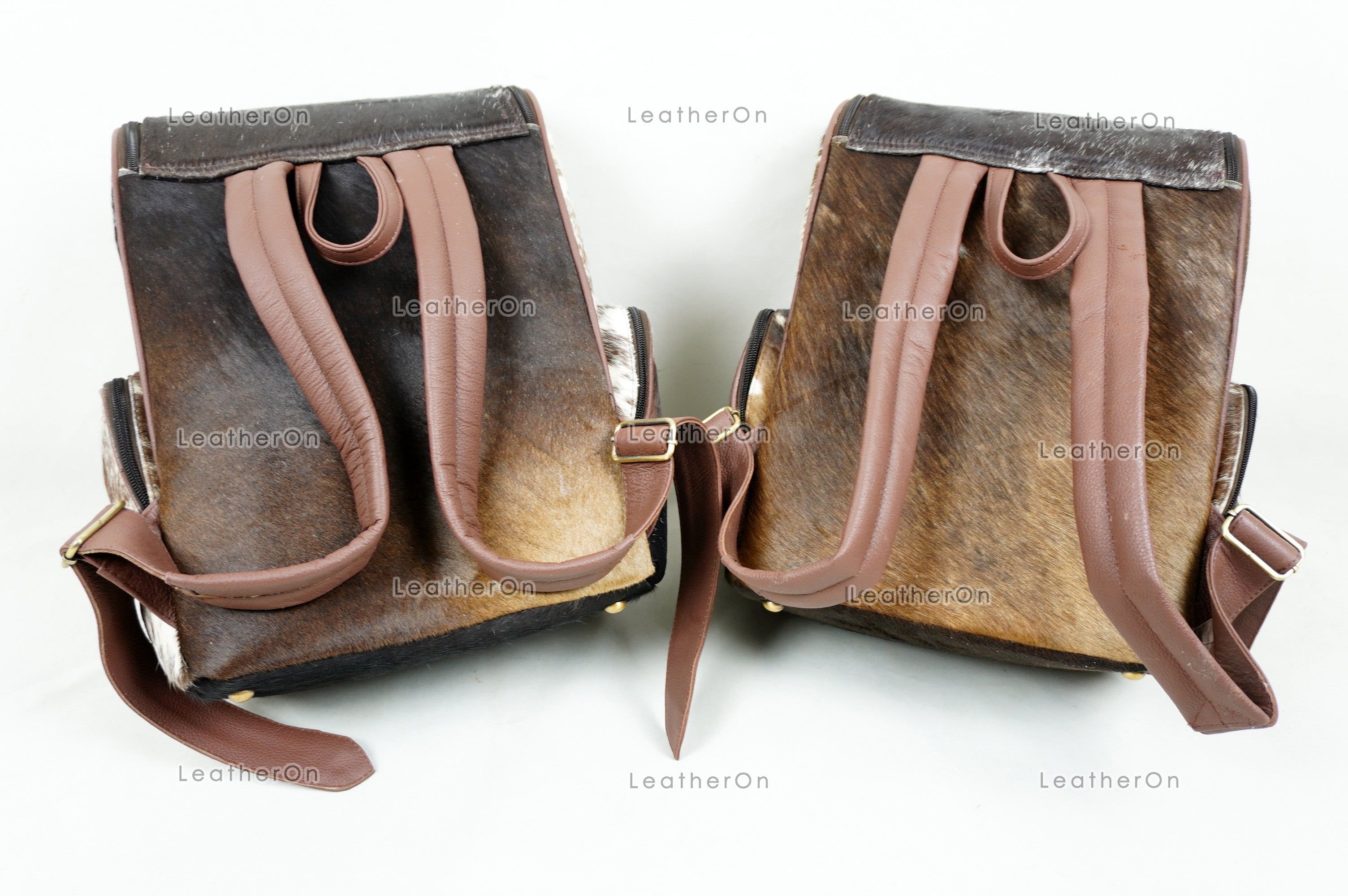 Natural Cowhide Backpack Bag | 100% Real Hair On Cowhide Leather Backpack Bag | Cowhide Shoulder Bag | Hair on Leather Backpack | BP21