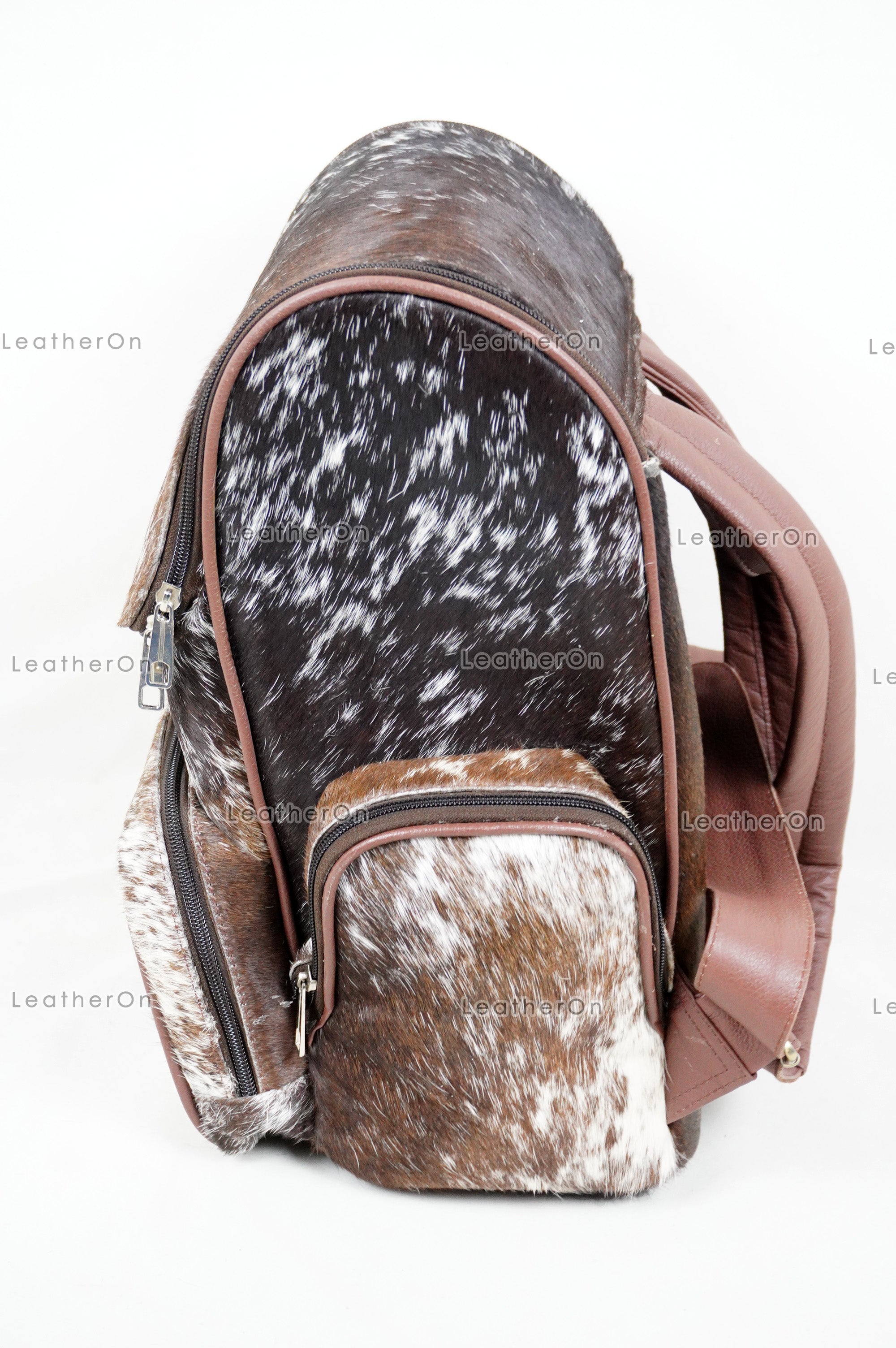 Natural Cowhide Backpack Bag | 100% Real Hair On Cowhide Leather Backpack Bag | Cowhide Shoulder Bag | Hair on Leather Backpack | BP21