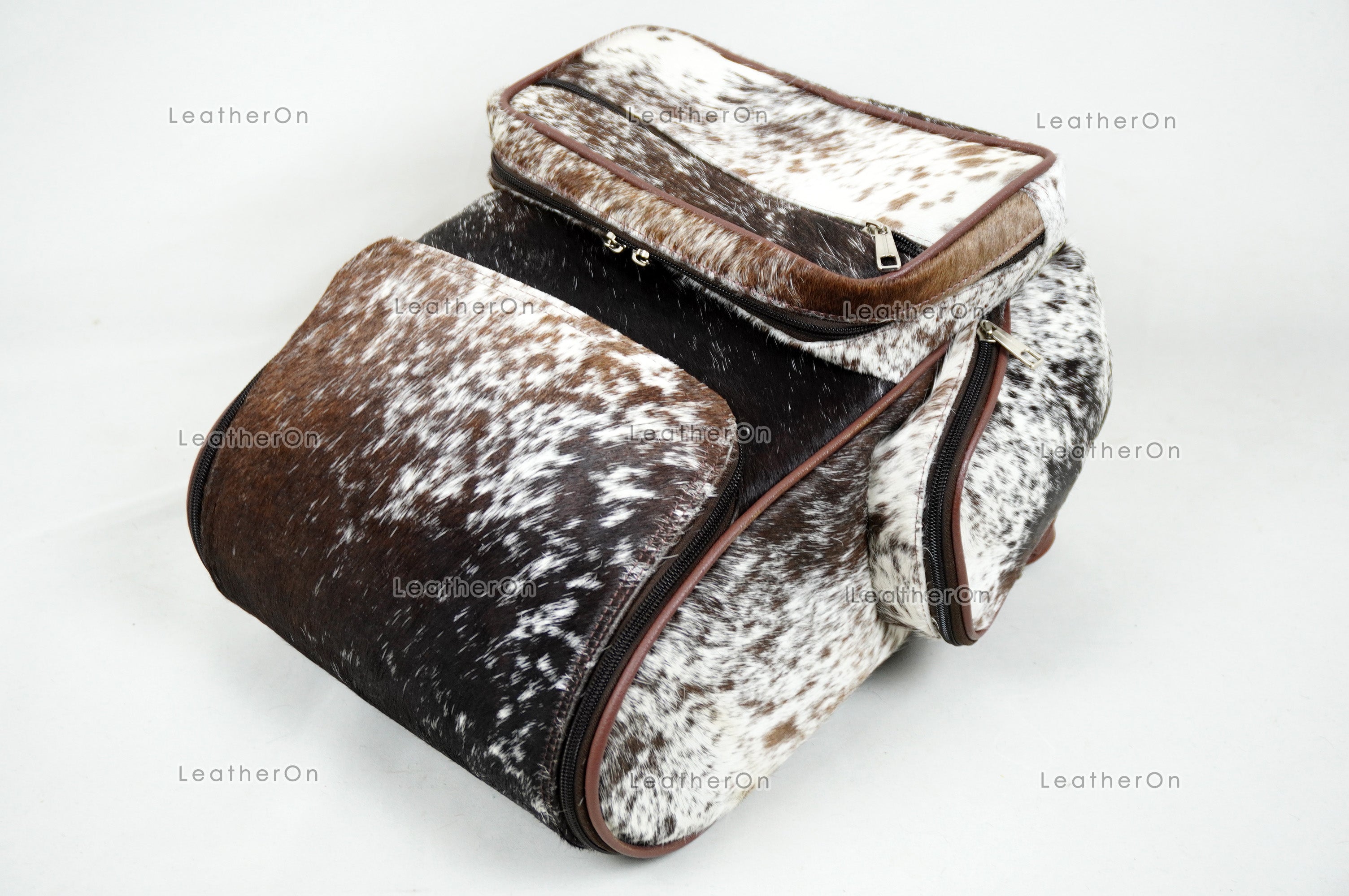 Natural Cowhide Backpack Bag | 100% Real Hair On Cowhide Leather Backpack Bag | Cowhide Shoulder Bag | Hair on Leather Backpack | BP21