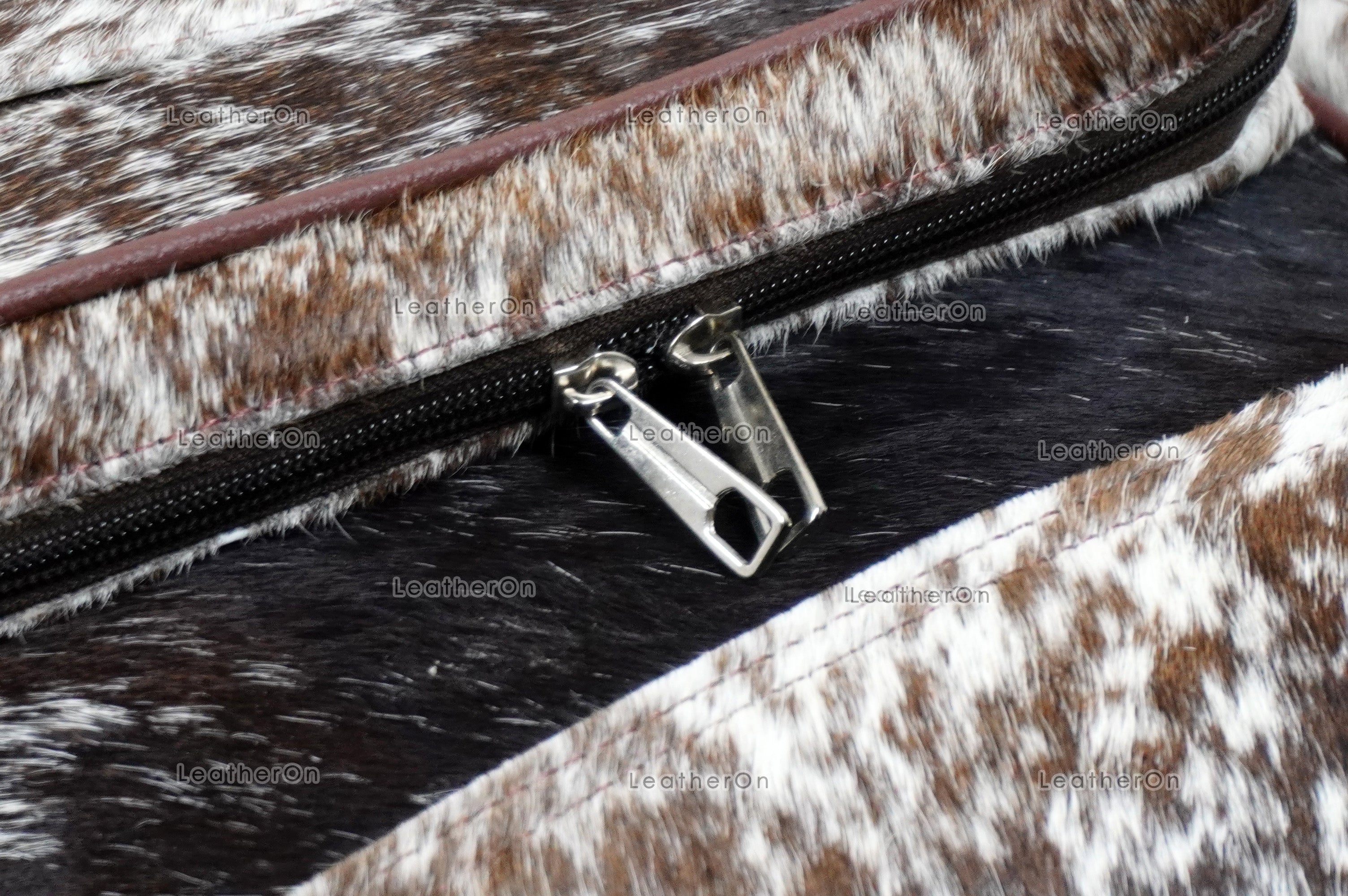Natural Cowhide Backpack Bag | 100% Real Hair On Cowhide Leather Backpack Bag | Cowhide Shoulder Bag | Hair on Leather Backpack | BP21