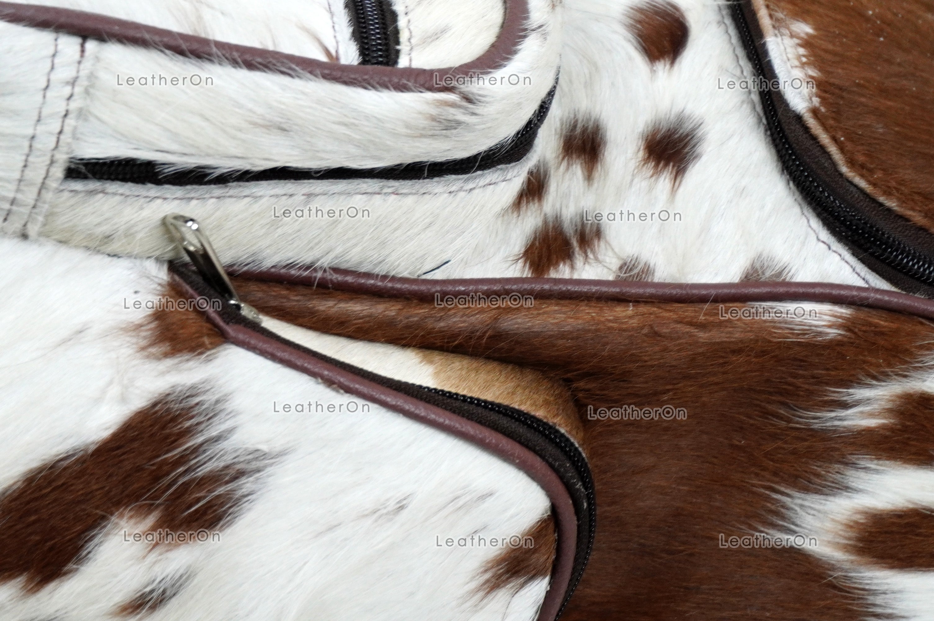 Natural Cowhide Backpack Bag | 100% Real Hair On Cowhide Leather Backpack Bag | Cowhide Shoulder Bag | Hair on Leather Backpack | BP23