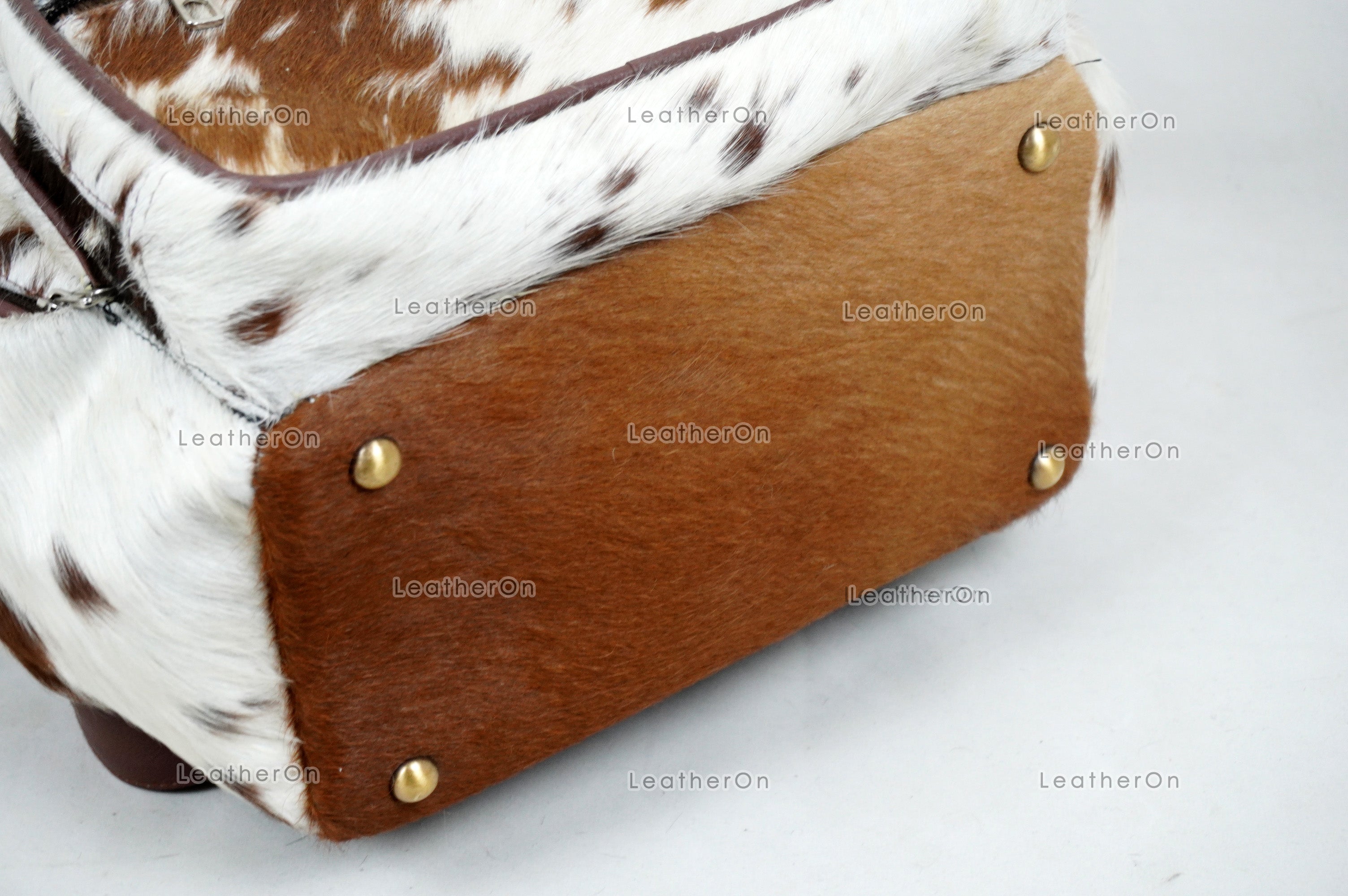 Natural Cowhide Backpack Bag | 100% Real Hair On Cowhide Leather Backpack Bag | Cowhide Shoulder Bag | Hair on Leather Backpack | BP23