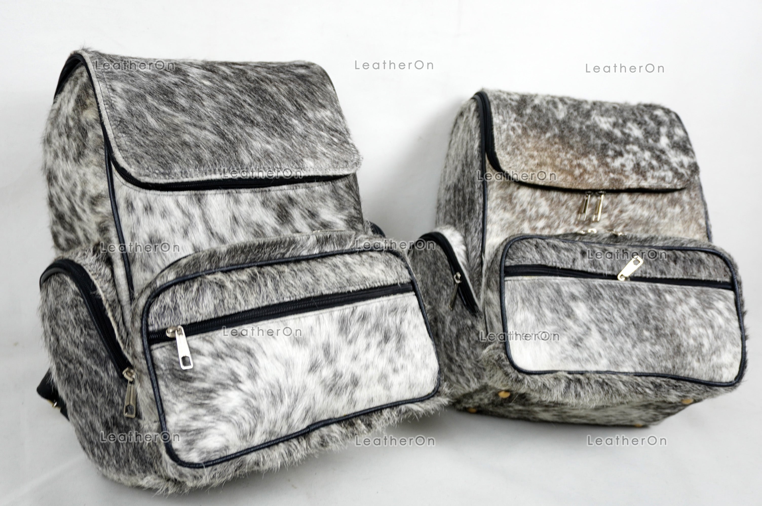 Natural Cowhide Backpack Bag | 100% Real Hair On Cowhide Leather Backpack Bag | Cowhide Shoulder Bag | Hair on Leather Backpack | BP27