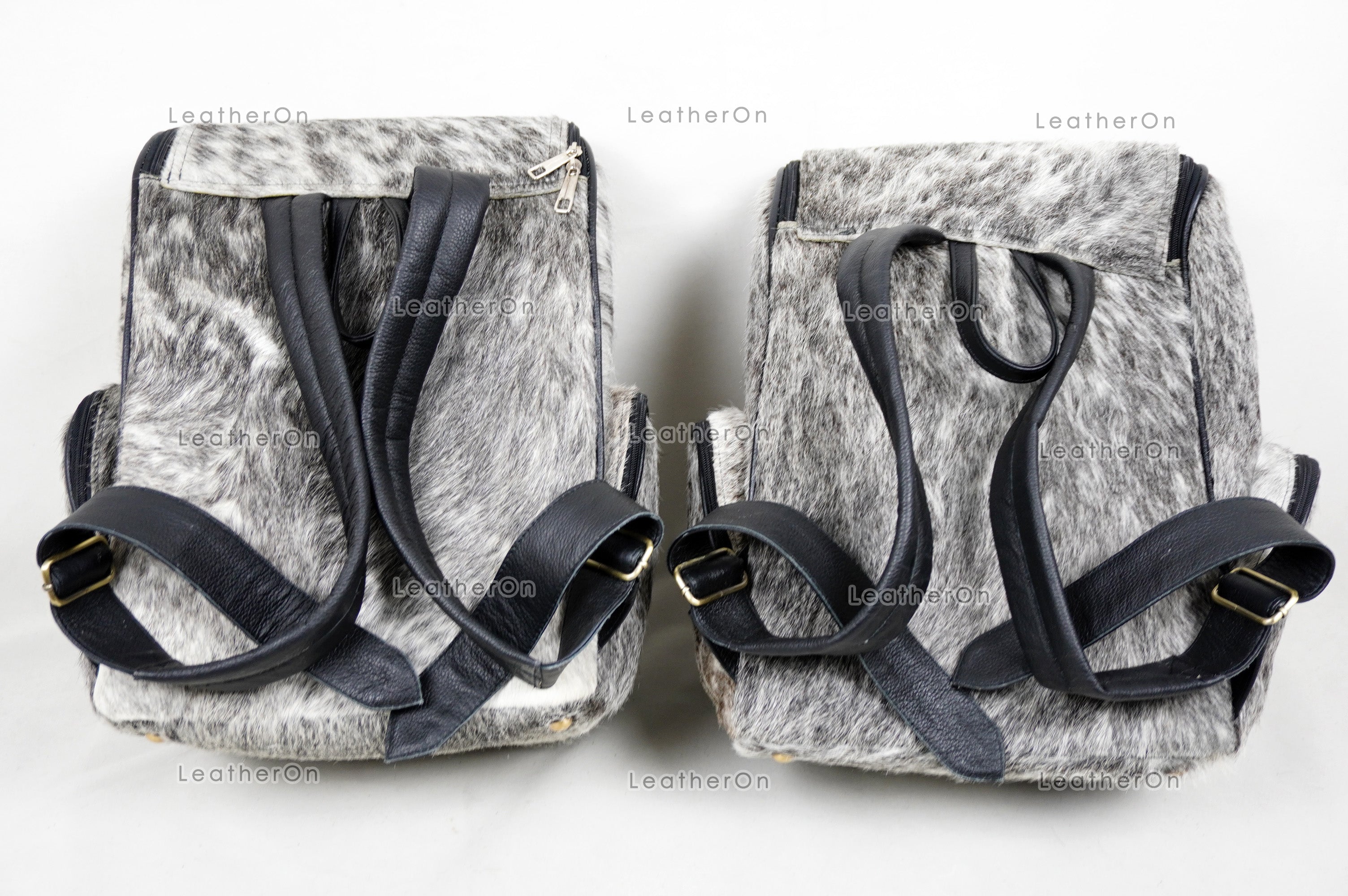 Natural Cowhide Backpack Bag | 100% Real Hair On Cowhide Leather Backpack Bag | Cowhide Shoulder Bag | Hair on Leather Backpack | BP27