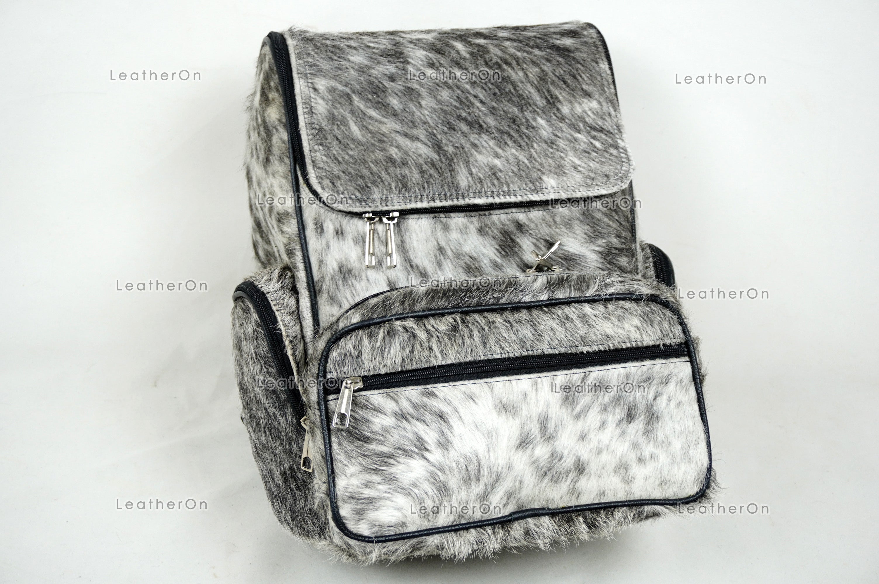 Natural Cowhide Backpack Bag | 100% Real Hair On Cowhide Leather Backpack Bag | Cowhide Shoulder Bag | Hair on Leather Backpack | BP27
