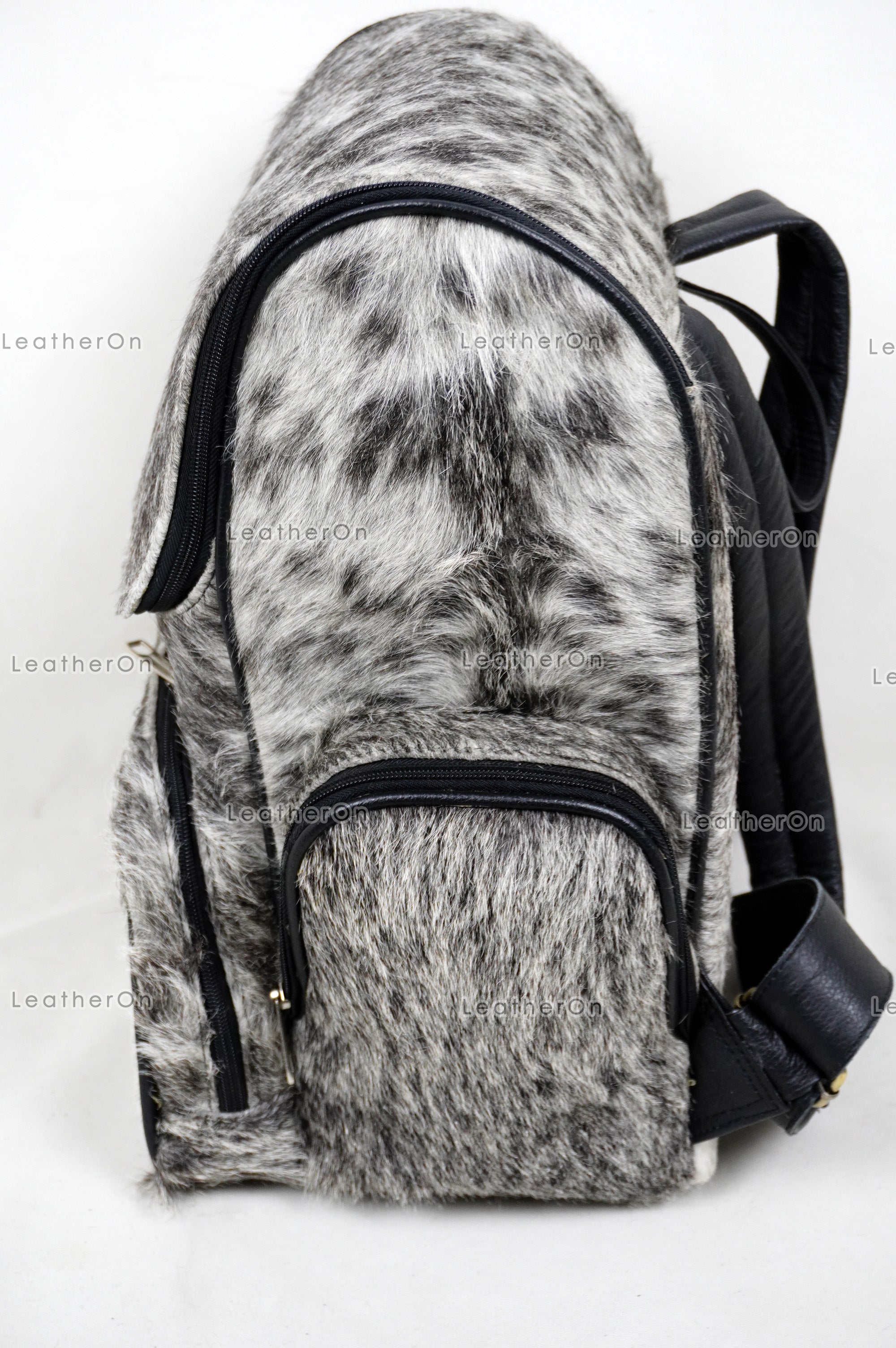 Natural Cowhide Backpack Bag | 100% Real Hair On Cowhide Leather Backpack Bag | Cowhide Shoulder Bag | Hair on Leather Backpack | BP25