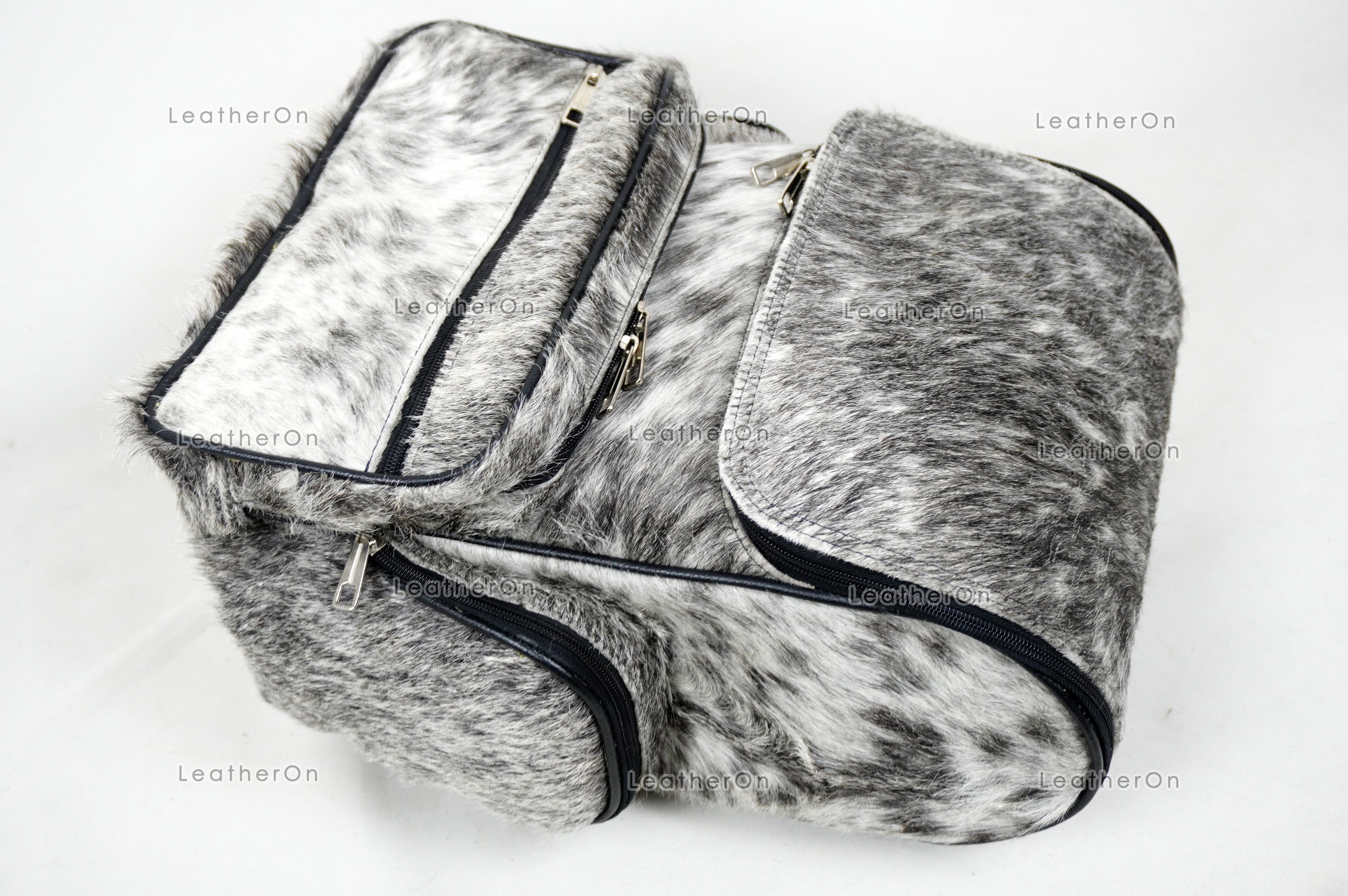 Natural Cowhide Backpack Bag | 100% Real Hair On Cowhide Leather Backpack Bag | Cowhide Shoulder Bag | Hair on Leather Backpack | BP27