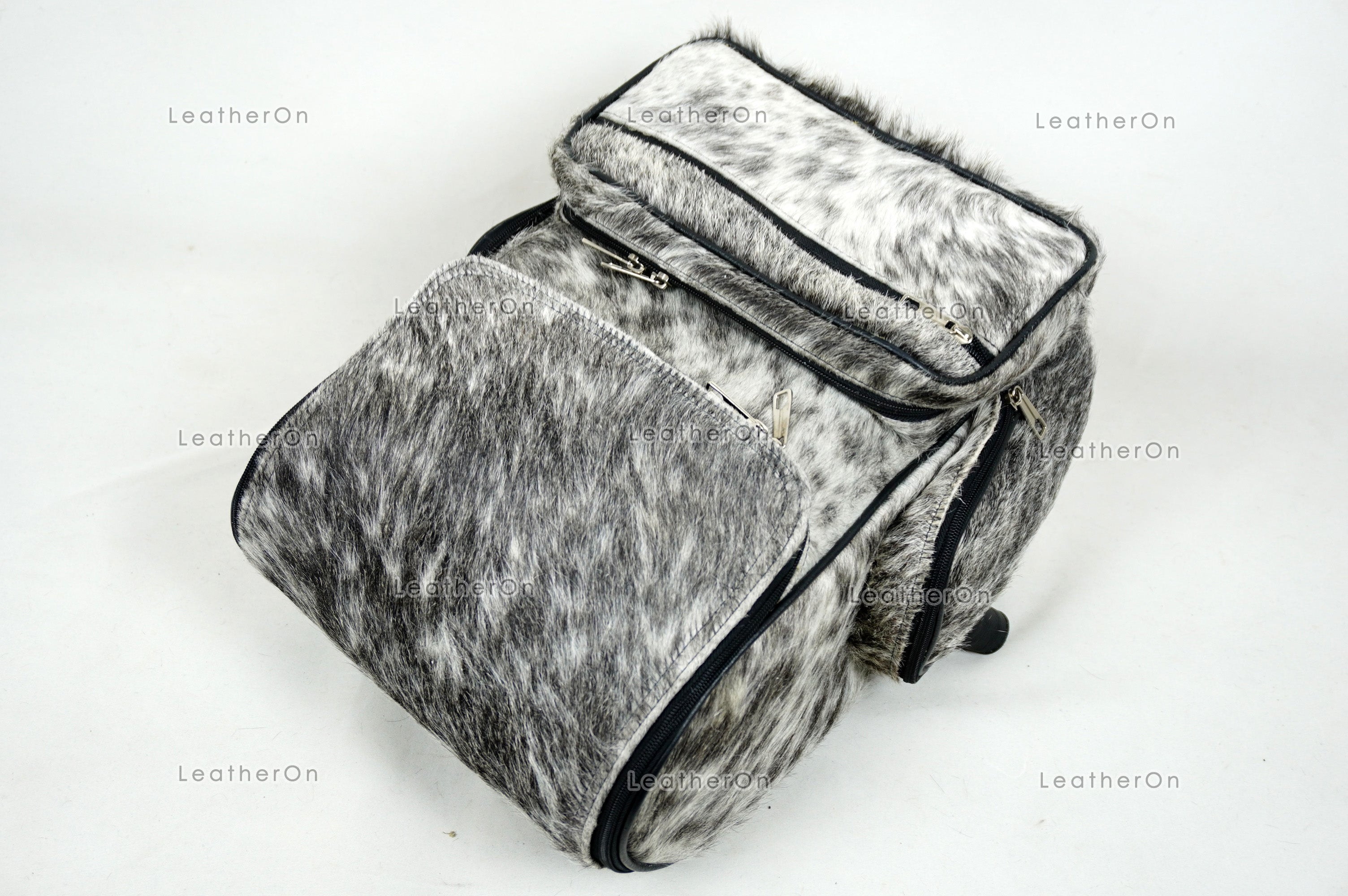 Natural Cowhide Backpack Bag | 100% Real Hair On Cowhide Leather Backpack Bag | Cowhide Shoulder Bag | Hair on Leather Backpack | BP25