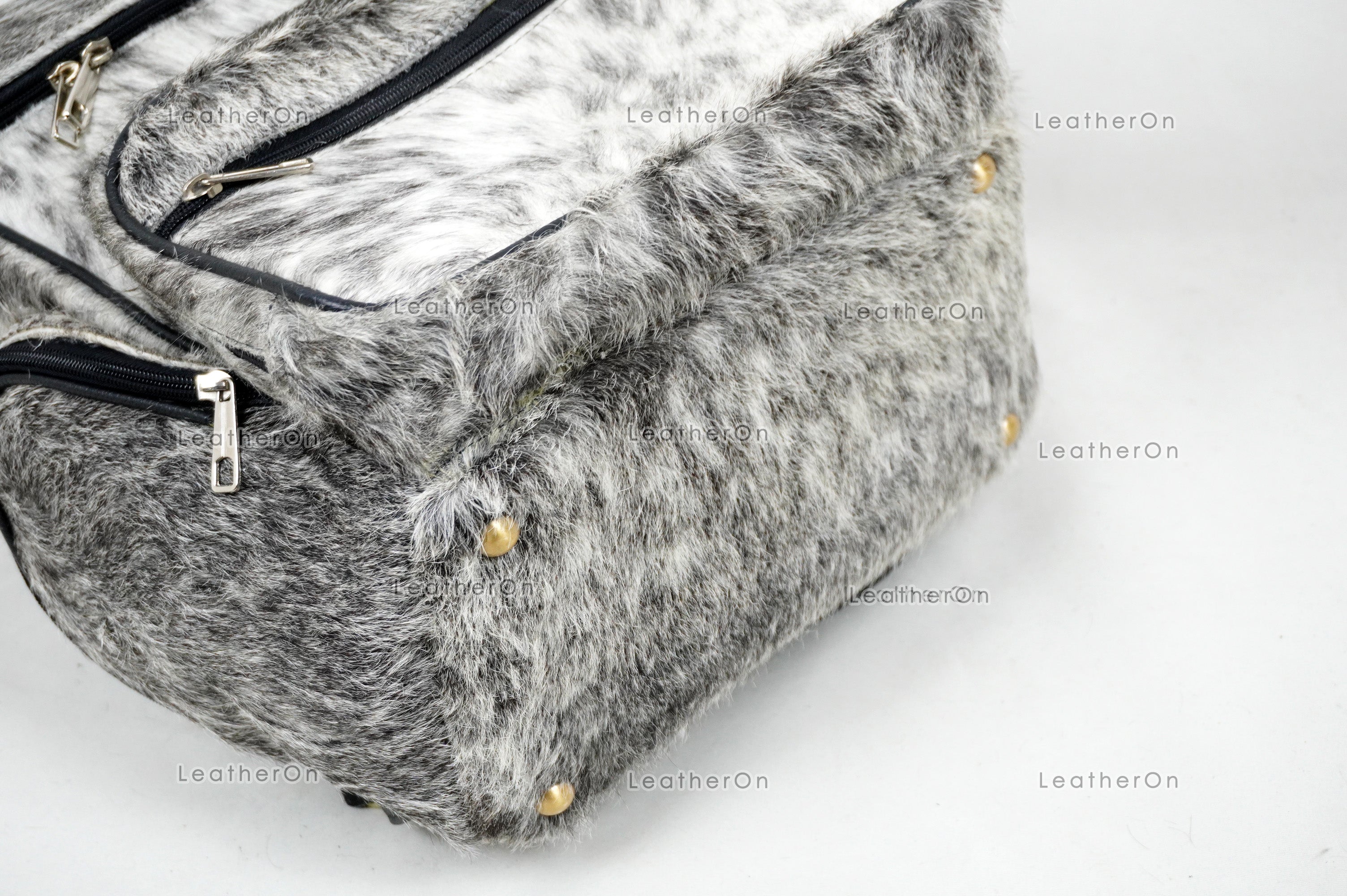 Natural Cowhide Backpack Bag | 100% Real Hair On Cowhide Leather Backpack Bag | Cowhide Shoulder Bag | Hair on Leather Backpack | BP27
