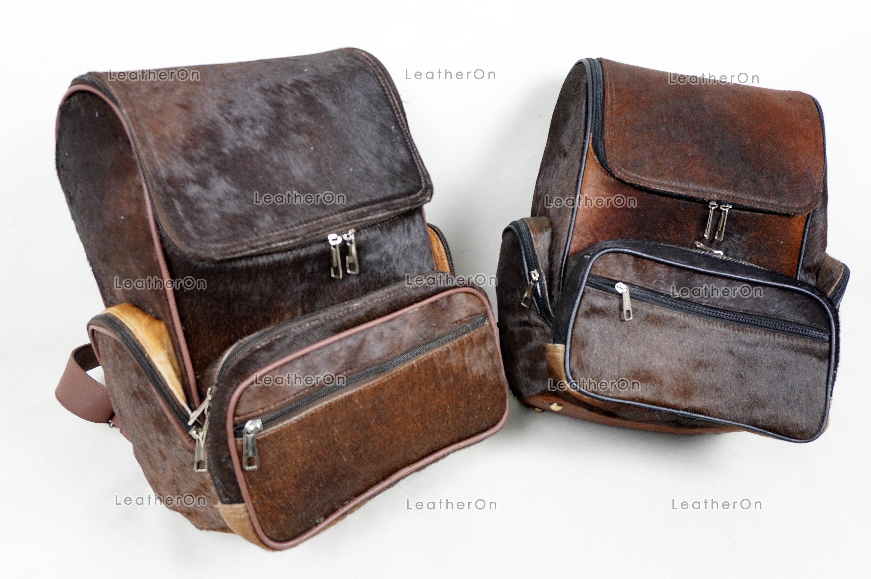 Natural Cowhide Backpack Bag | 100% Real Hair On Cowhide Leather Backpack Bag | Cowhide Shoulder Bag | Hair on Leather Backpack | BP27