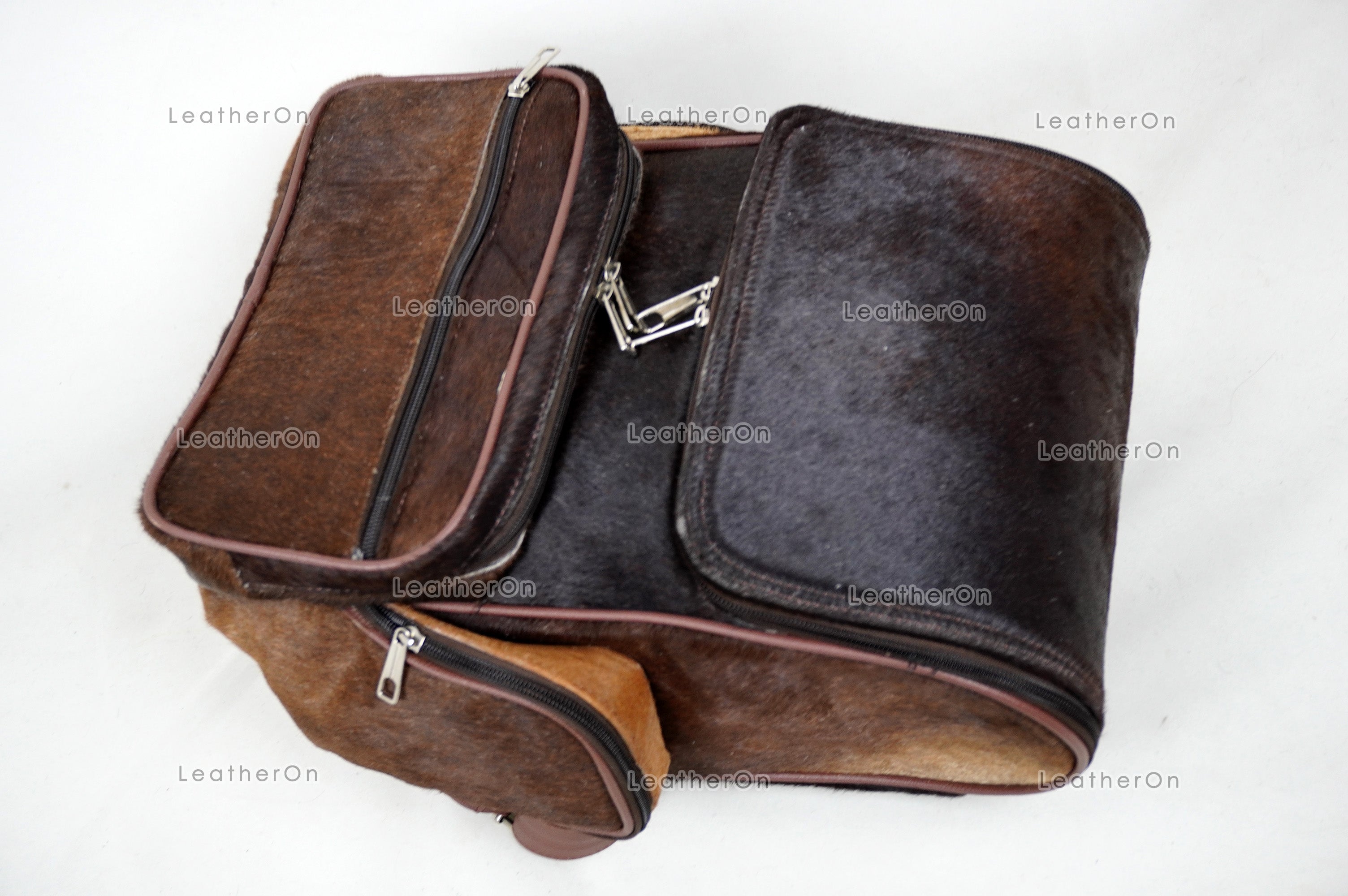 Natural Cowhide Backpack Bag | 100% Real Hair On Cowhide Leather Backpack Bag | Cowhide Shoulder Bag | Hair on Leather Backpack | BP27